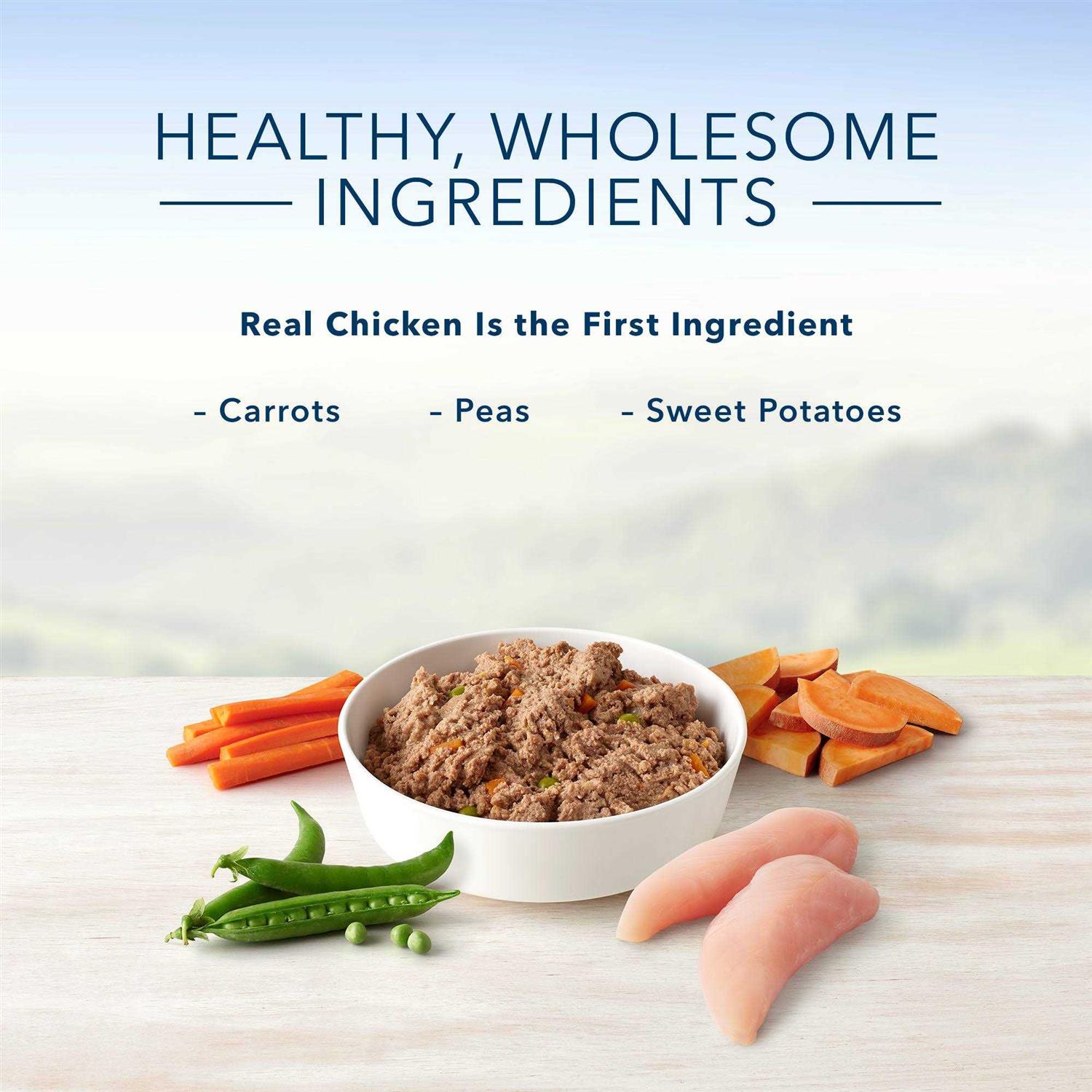 Alternative view of Blue Buffalo Homestyle Recipe Puppy Chicken Dinner Wet Dog Food