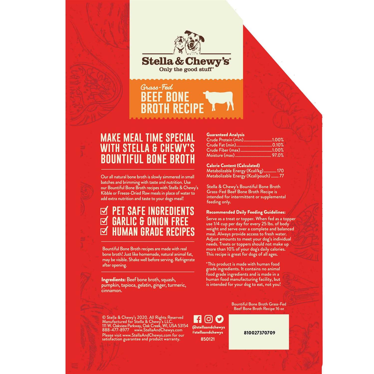 Alternative view of Stella & Chewy's Bountiful Bone Broth Beef