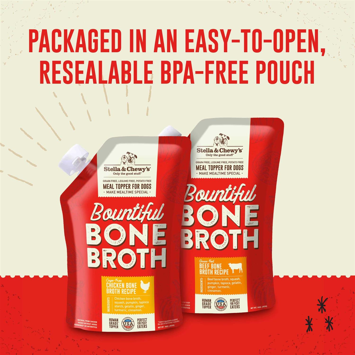 Alternative view of Stella & Chewy's Bountiful Bone Broth Beef