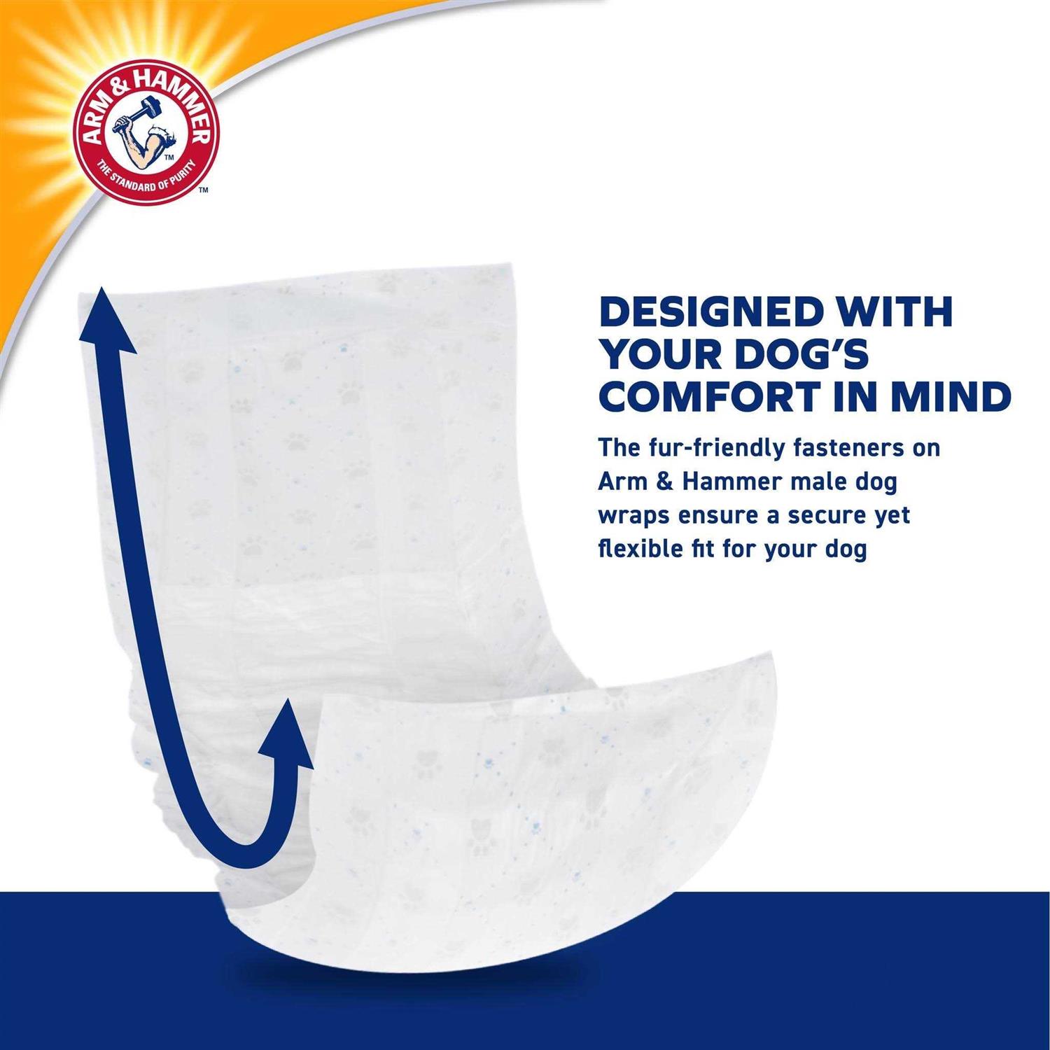 Alternative view of Arm & Hammer for Pets Male Dog Wraps 12