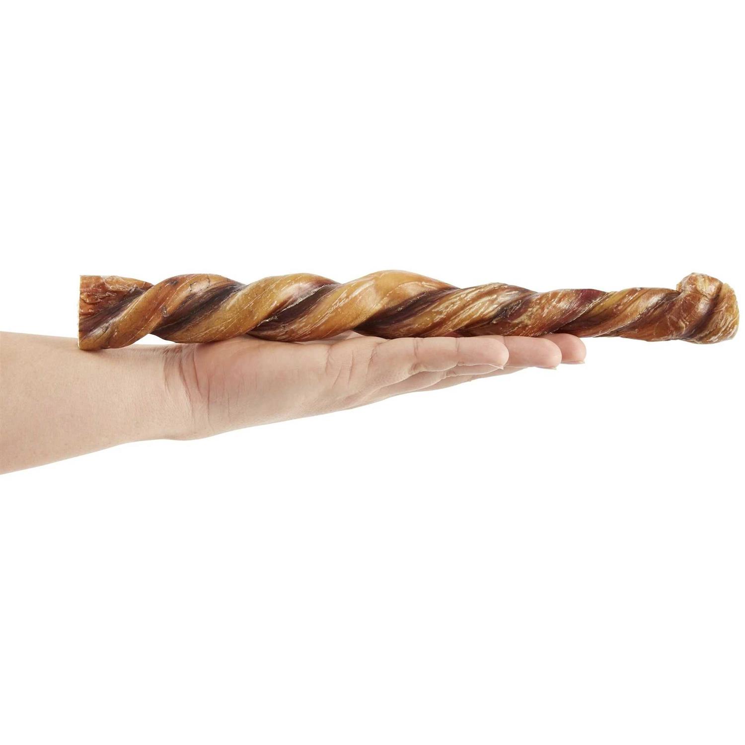 Alternative view of Bones & Chews Made in USA Braided Bully Stick Dog Treat
