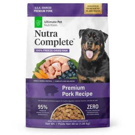 Alternative view of Ultimate Pet Nutrition Freeze Dried Raw Nutra Complete Pork Dog Food
