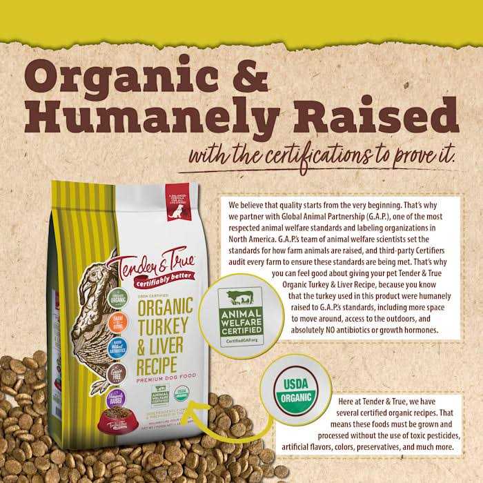 Alternative view of Tender & True Organic Turkey & Liver Recipe Dog Food