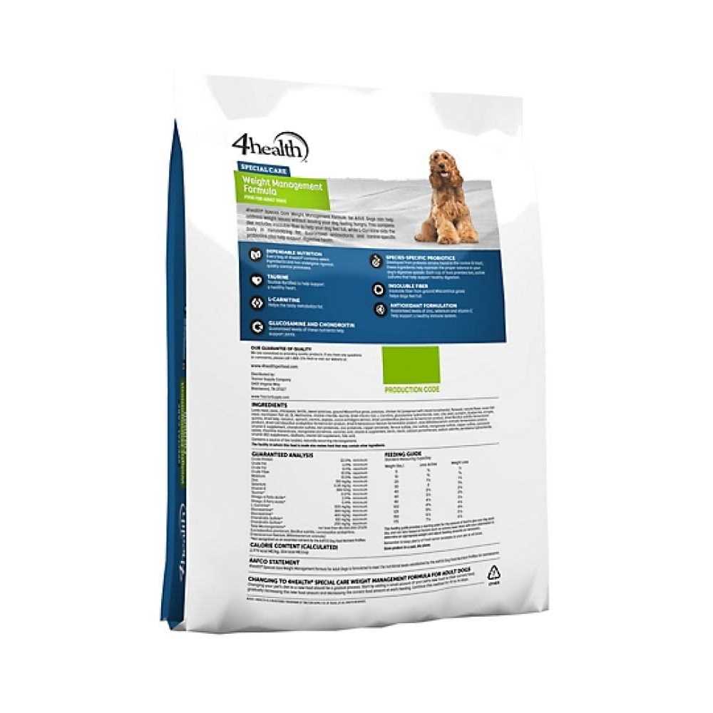 Alternative view of 4health Special Care Adult Weight Management Lamb Formula Dry Dog Food