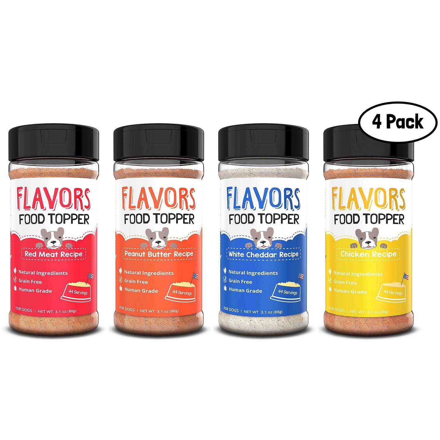 Beaumont Basics Flavors Food Topper for Dogs All 4 Recipes Gift Pack