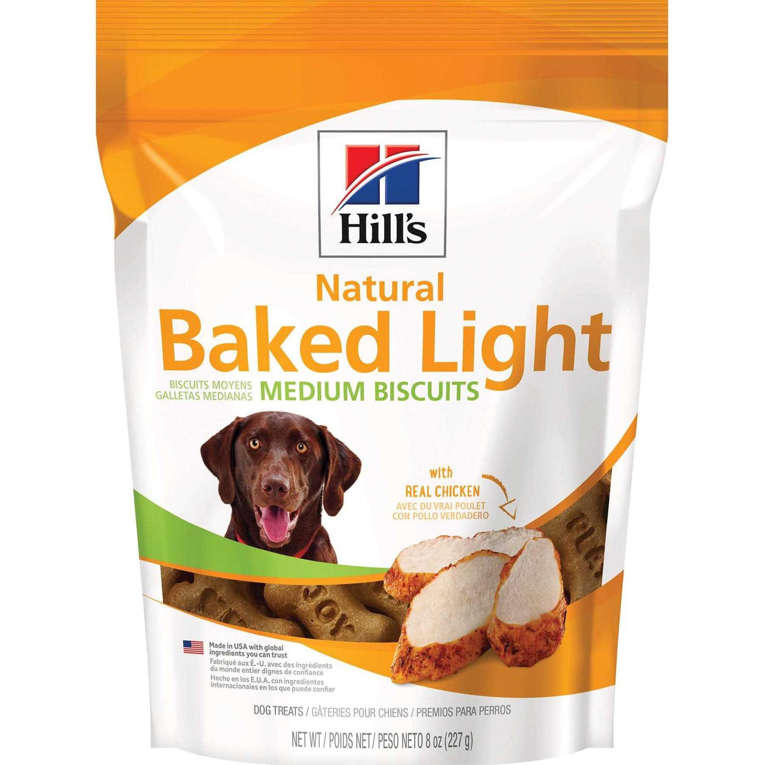 Hill's Natural Baked Light Biscuits with Real Chicken Dog Treats
