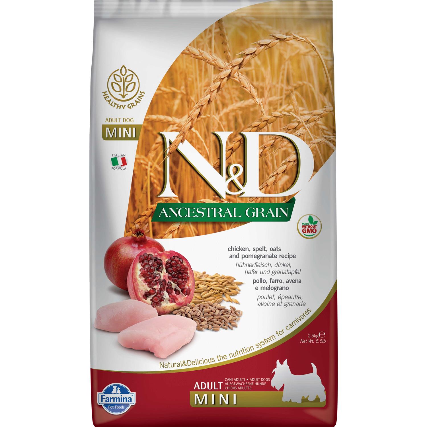 Farmina N&D Ancestral Grain Chicken & Pomegranate Dry Dog Food