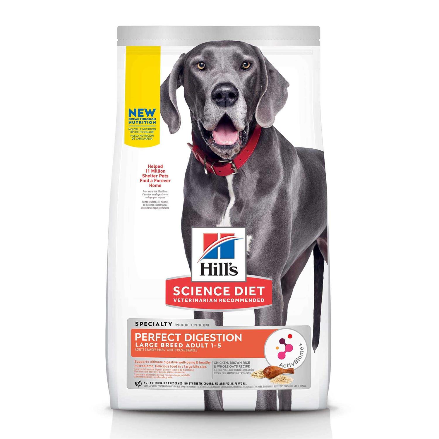 Hill's Science Diet Adult Large Breed Perfect Digestion Chicken Dry Dog Food