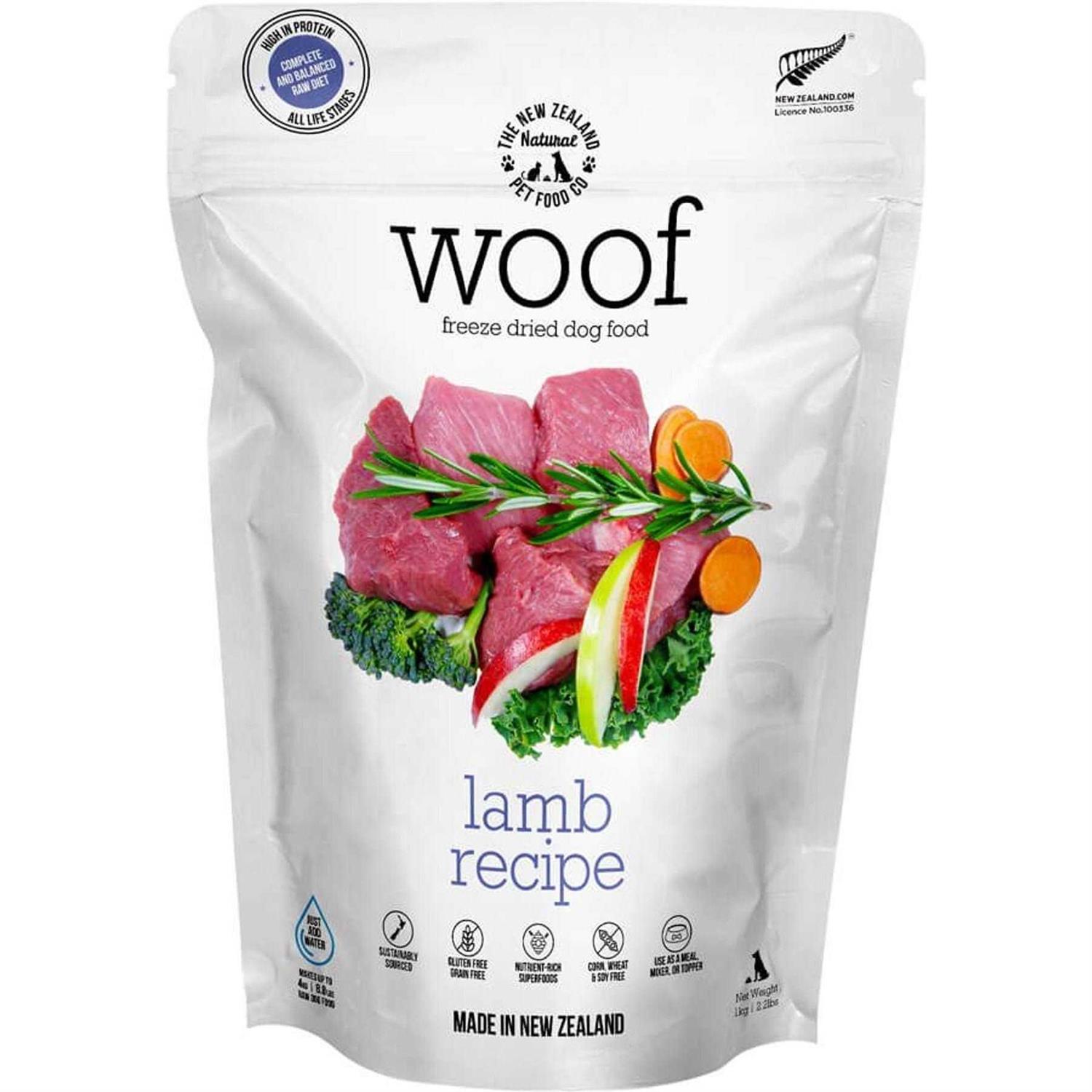 Woof Lamb Freeze Dried Dog Food