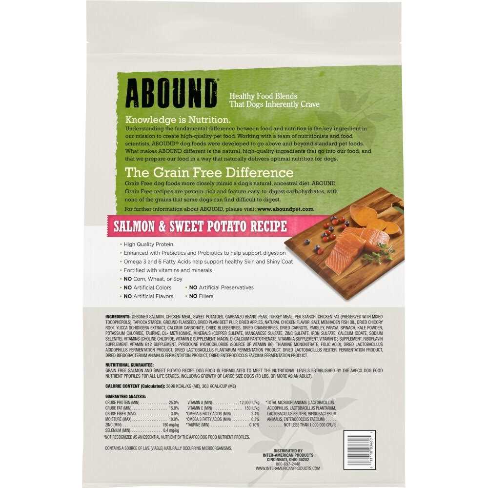 Alternative view of Abound Grain Free Salmon & Sweet Potato Recipe Adult Dry Dog Food