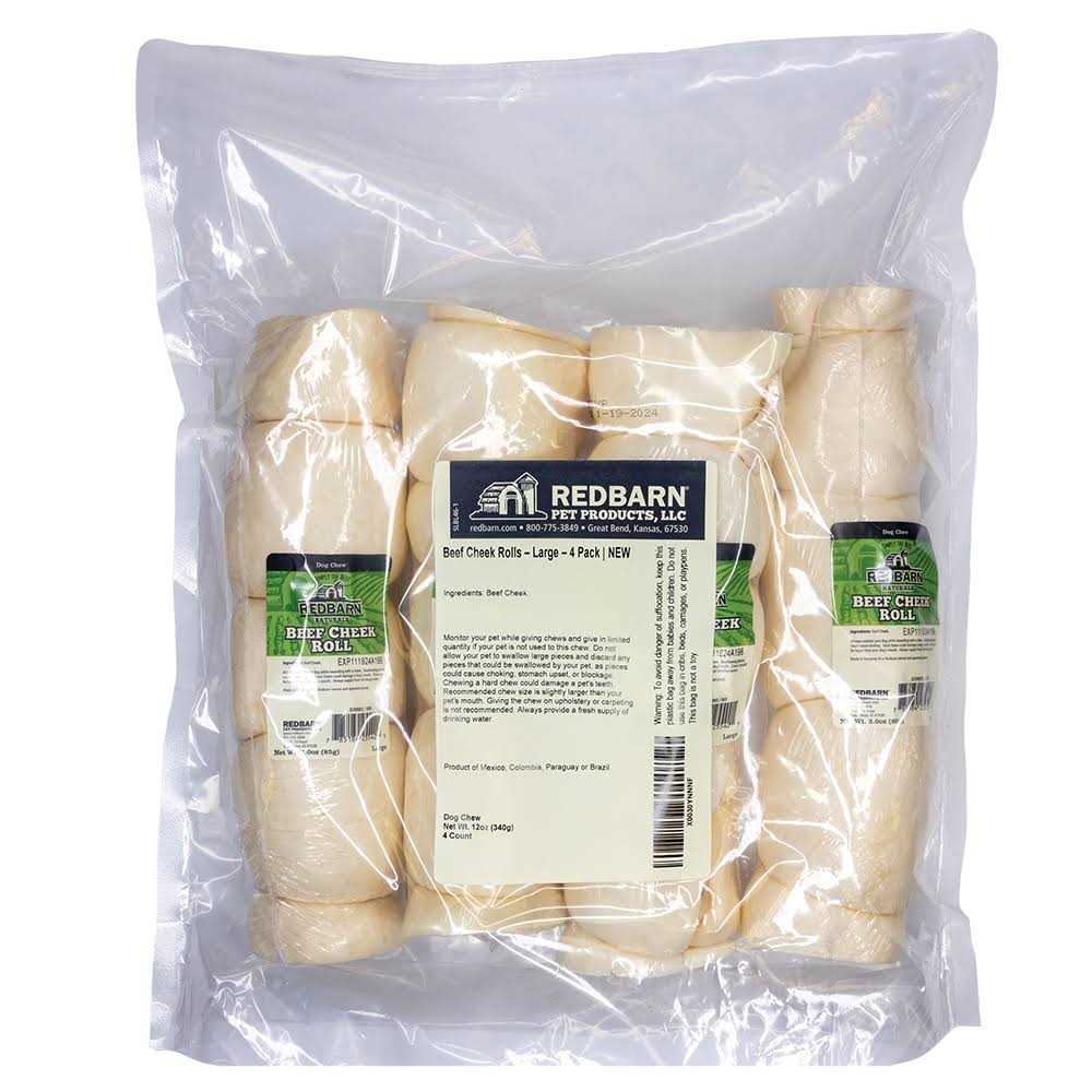 Redbarn Beef Cheek Roll Dog Large