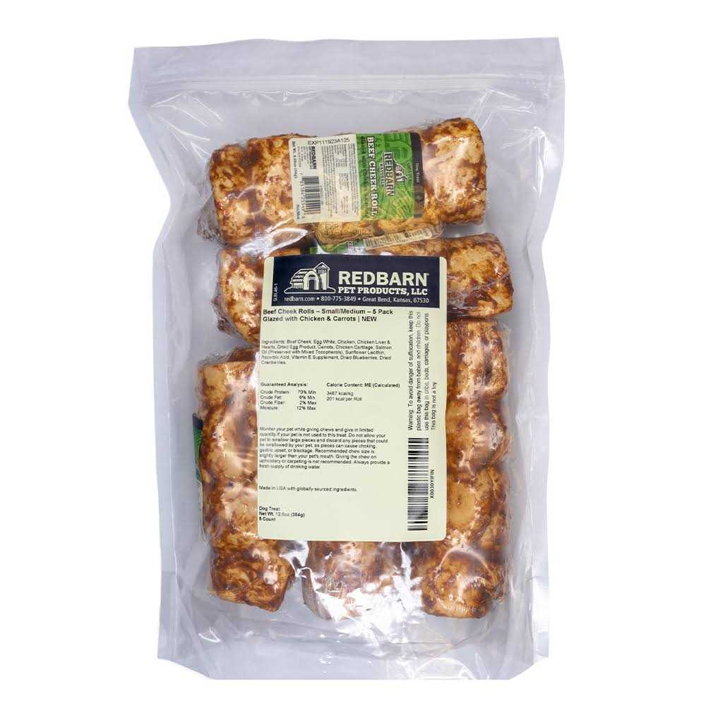 Redbarn Beef Cheek Roll Dog Large