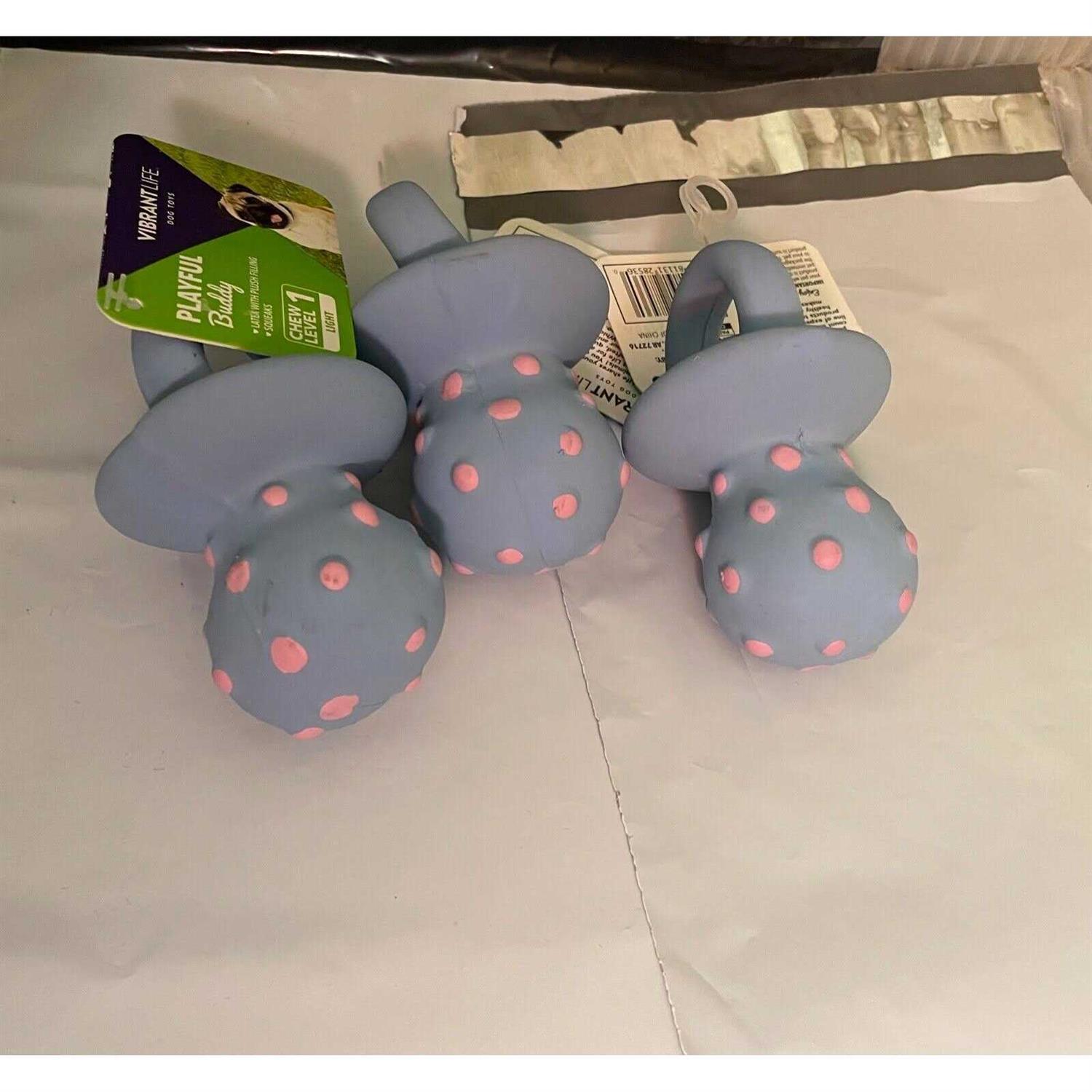 Alternative view of Vibrant Life Chew Level 1 Latex With Plush Filling Playful Buddy Pacifer Dog Toy