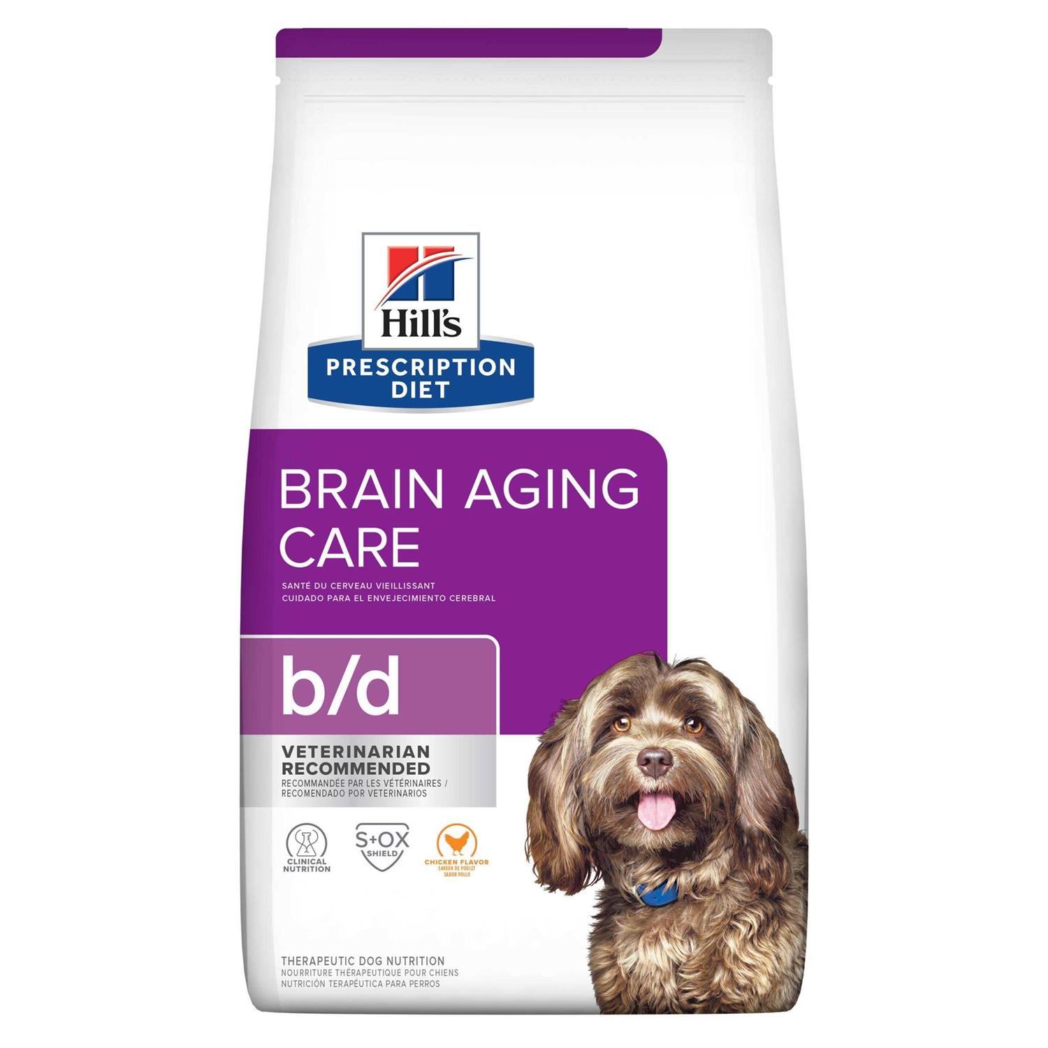 Hill's Prescription Diet b/d Brain Aging Care Chicken Flavor Dry Dog Food