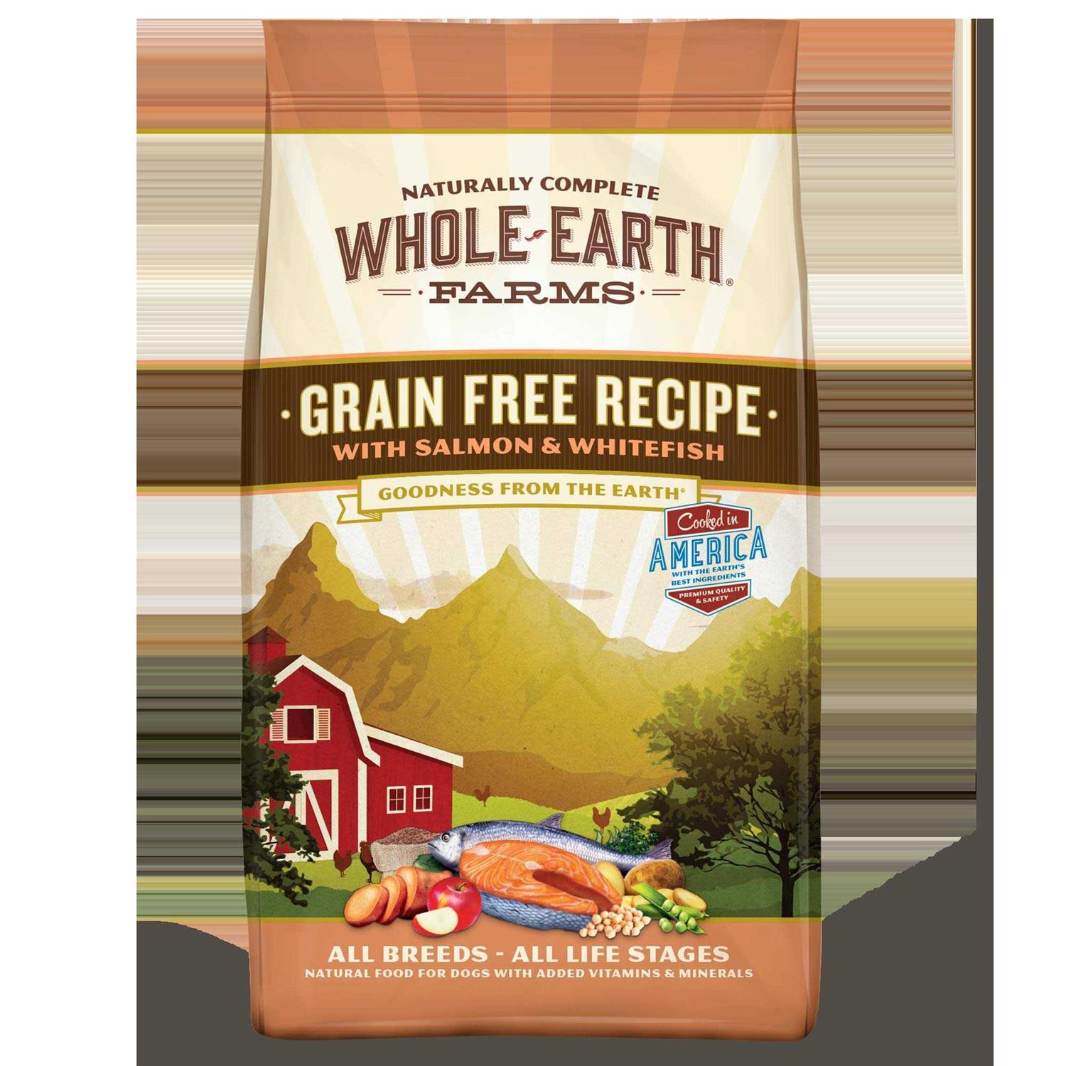 Alternative view of Whole Earth Farms Grain Free Dry Dog Food Salmon & Whitefish Recipe