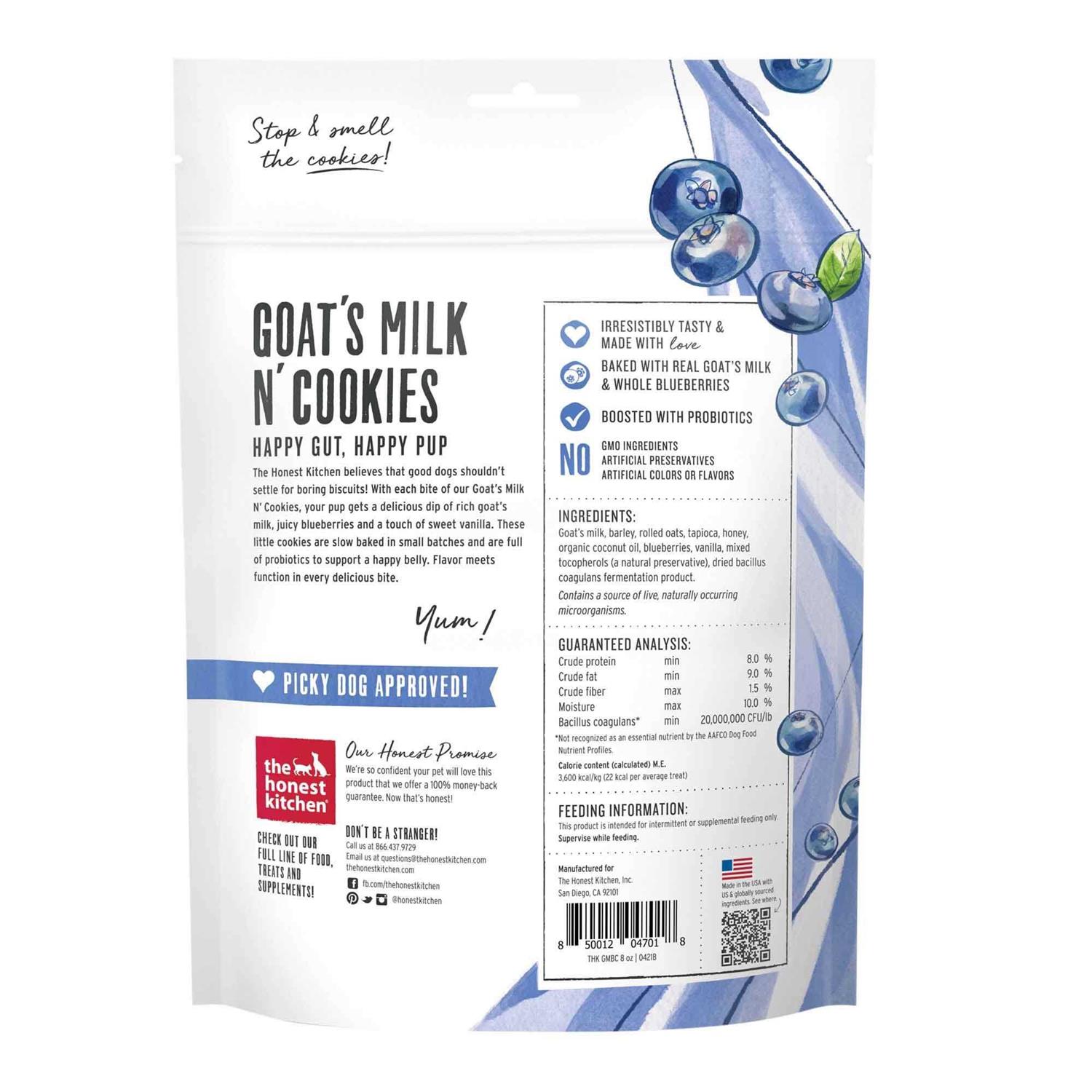 Alternative view of The Honest Kitchen Dog Goat's Milk N' Cookies