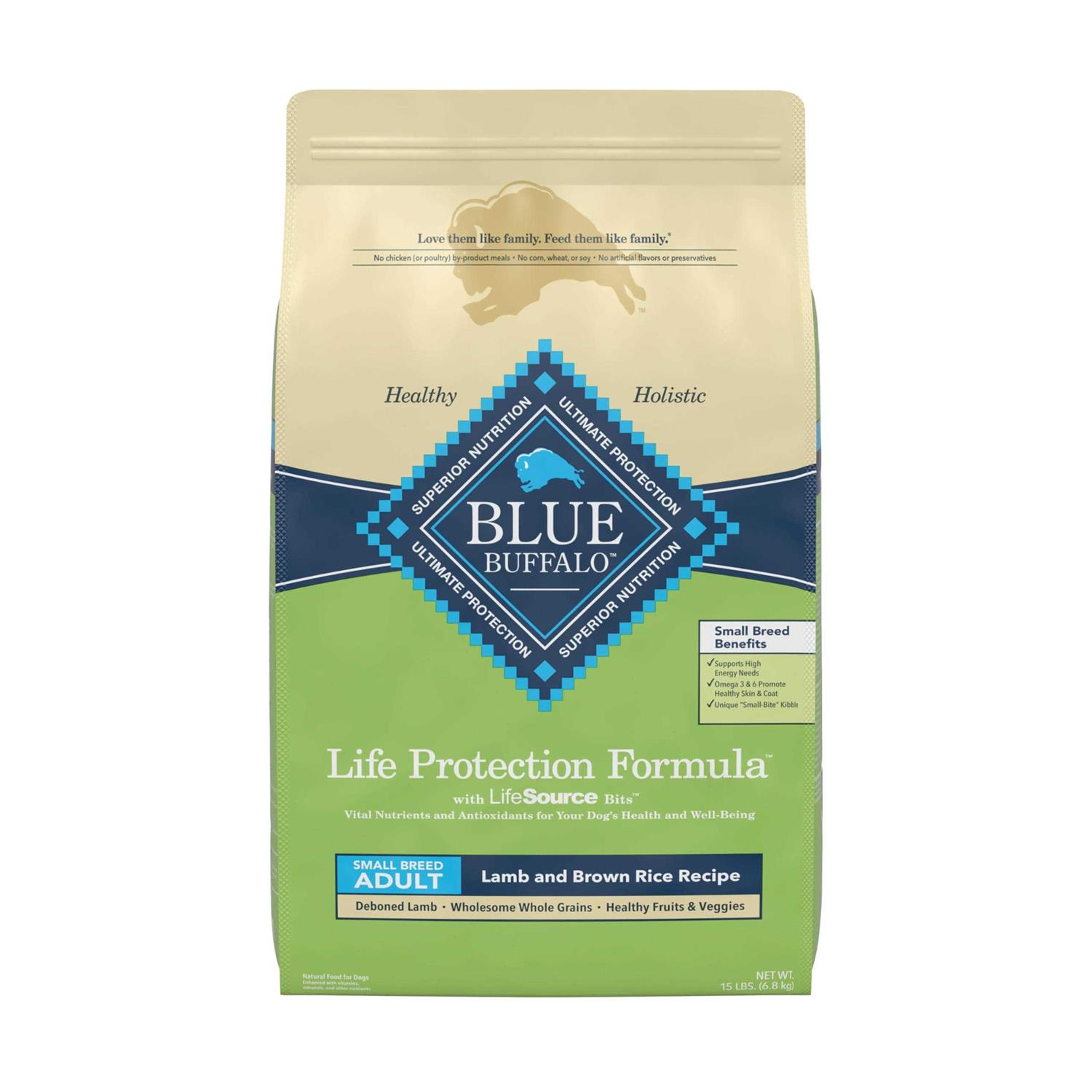 Blue Buffalo Life Protection Formula Small Breed Adult Lamb & Brown Rice Recipe Dry Dog Food