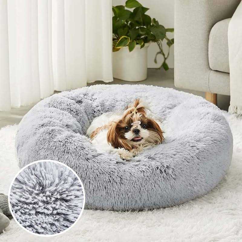 Alternative view of WESTERN HOME WH Western Home Faux Fur Dog Bed & Cat Bed Original Calming Dog Bed for Small Medium Large Pets