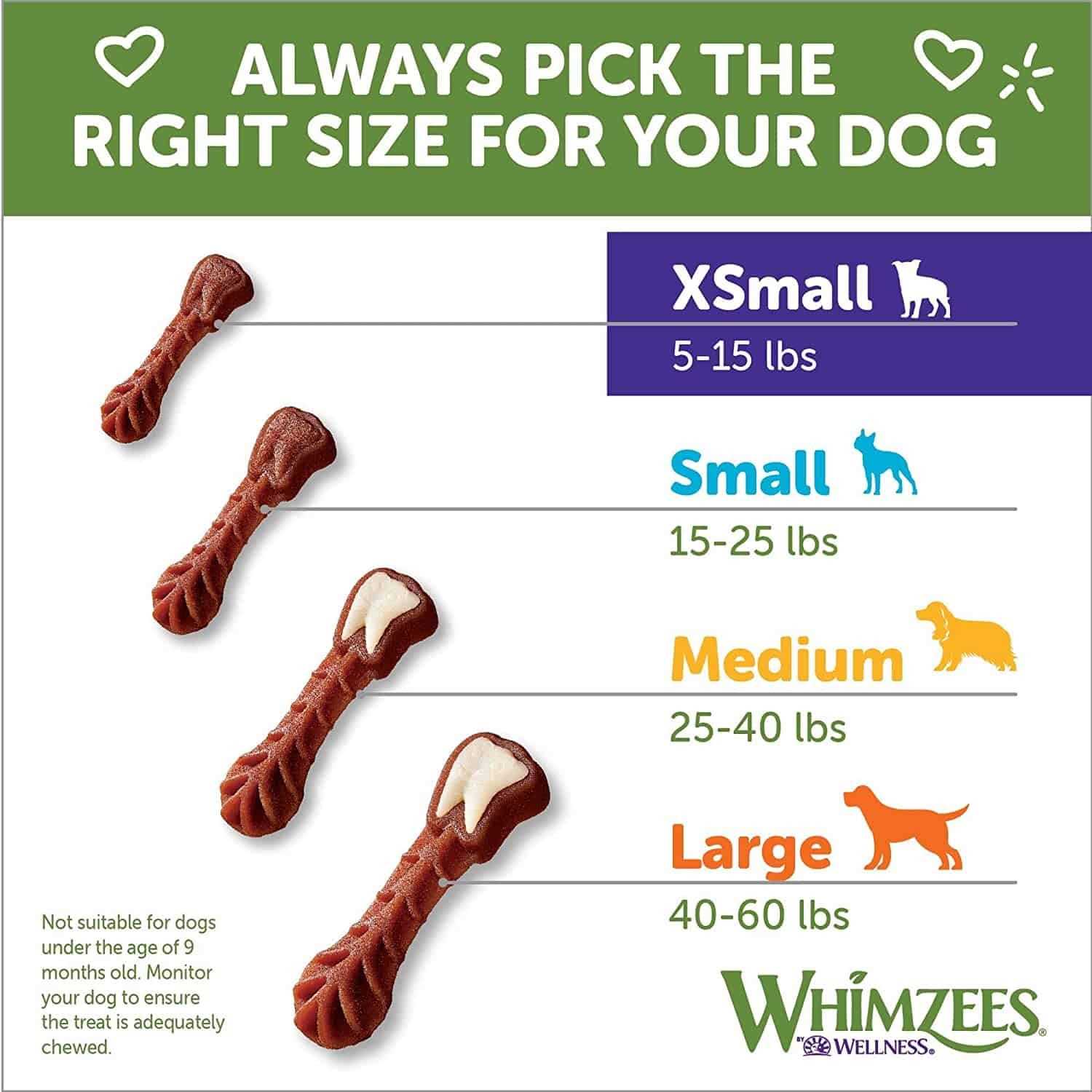 Alternative view of Whimzees Brushzees Dental Treats