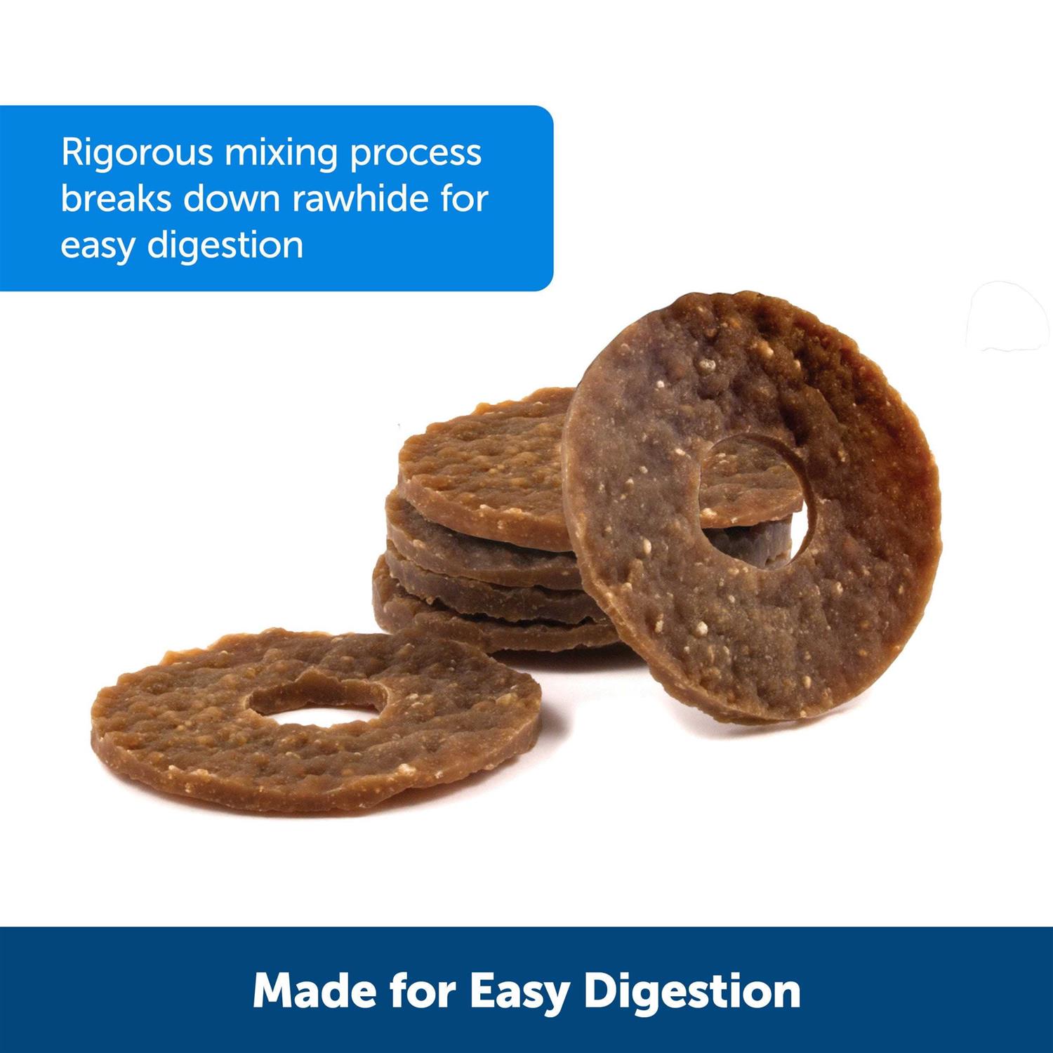 Alternative view of Busy Buddy Rawhide Treat Rings
