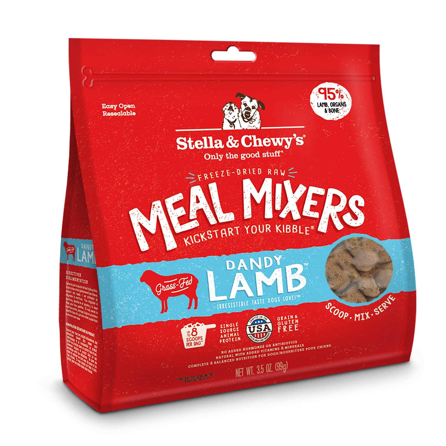 Stella & Chewy's Freeze Dried Dandy Lamb Meal Mixers Dog Food