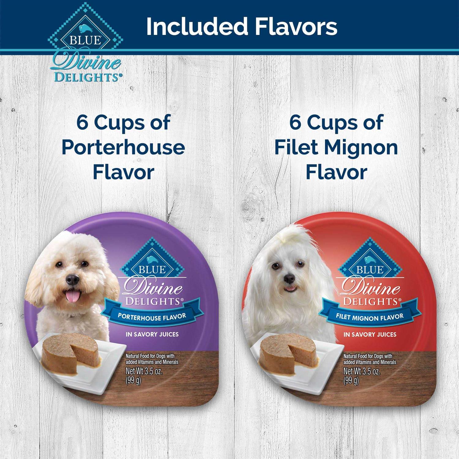 Alternative view of Blue Buffalo Delights Filet Mignon & Porterhouse Wet Dog Food