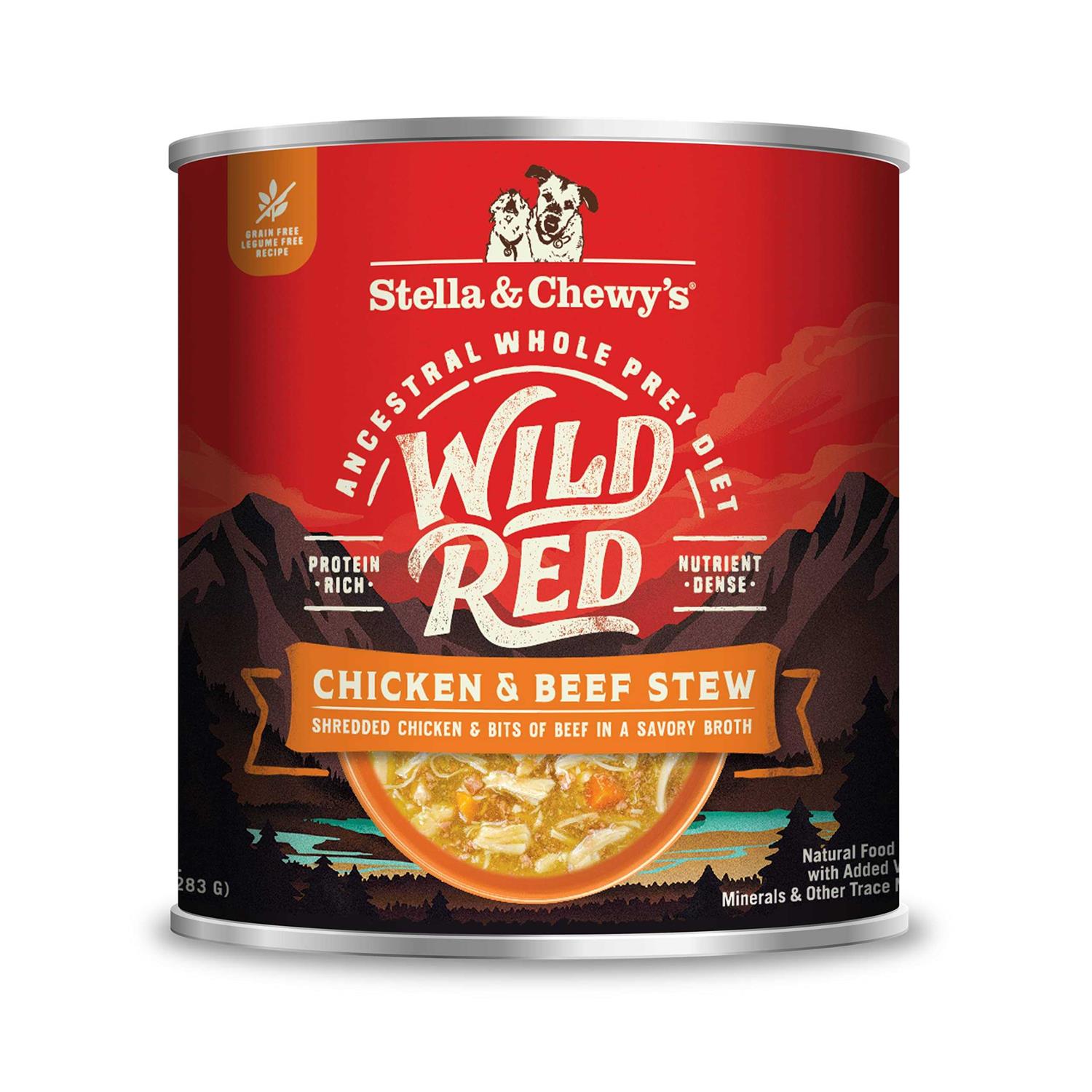 Stella & Chewy's Wild Red High Protein Chicken Stew Recipe Wet Dog Food
