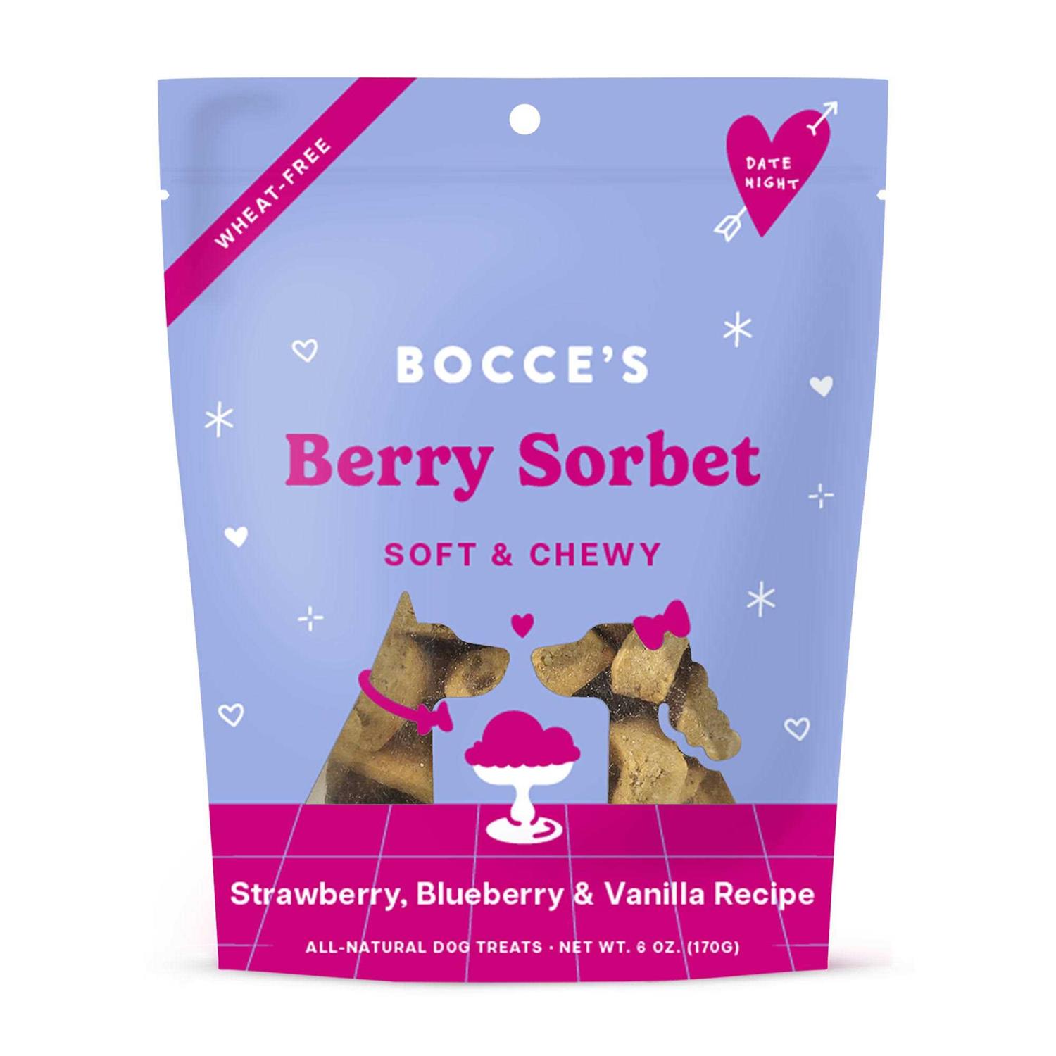 Bocce's Bakery Berry Sorbet Soft & Chewy Dog Treats