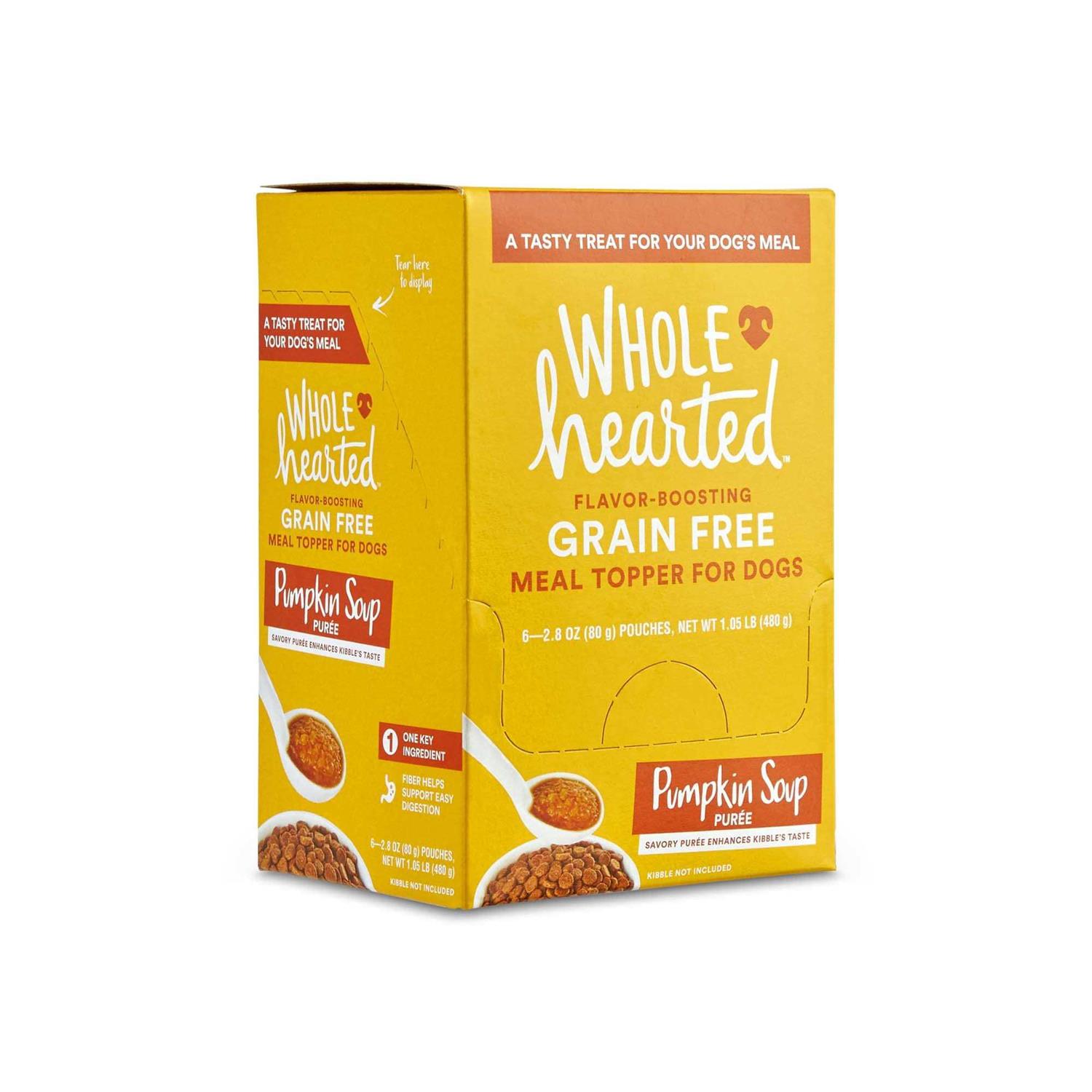 Alternative view of WholeHearted Pumpkin Soup Puree Dog Meal Topper