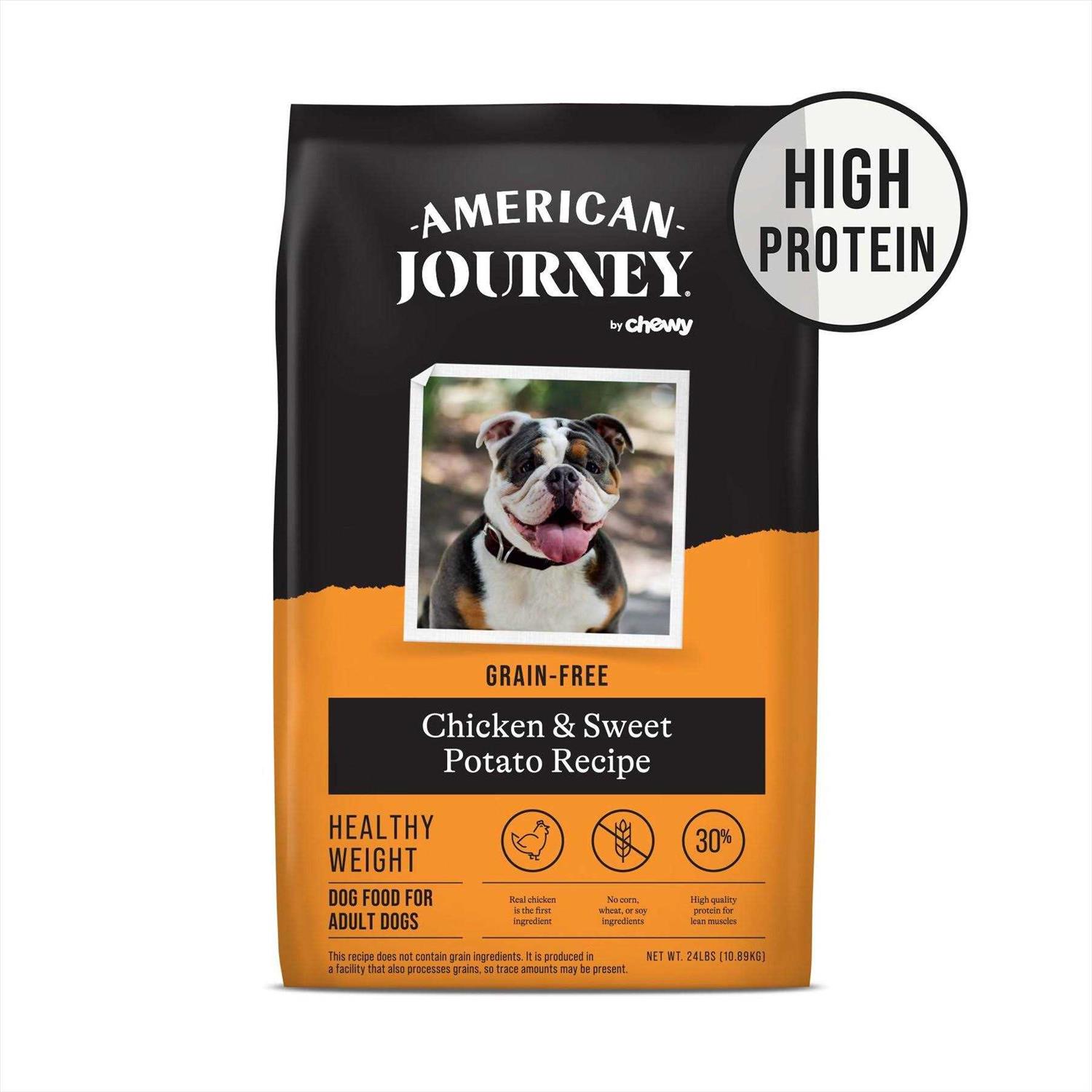 American Journey u0026 Brown Rice Protein First Recipe Dry Dog Food