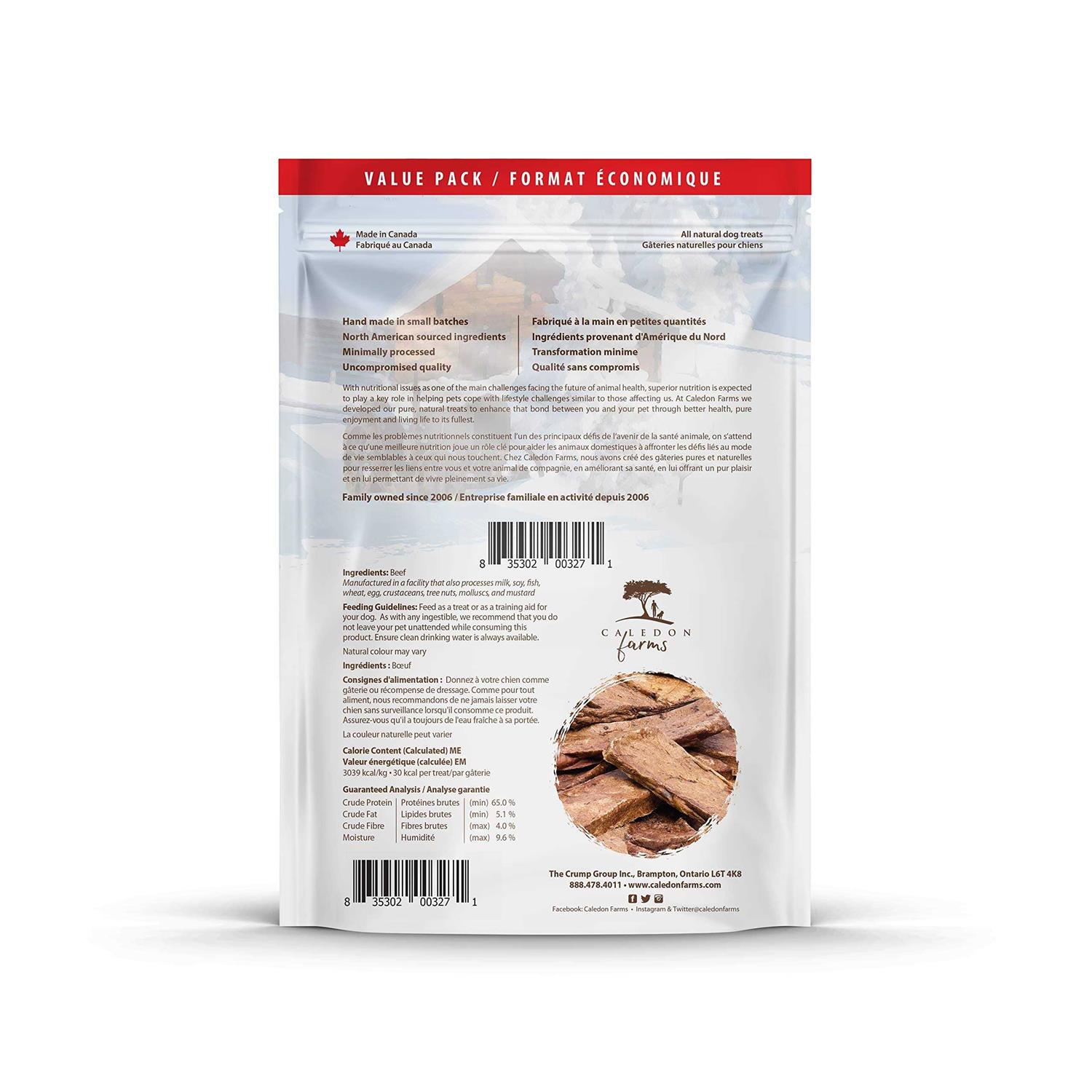 Alternative view of Caledon Farms Beef Tendersticks Dog