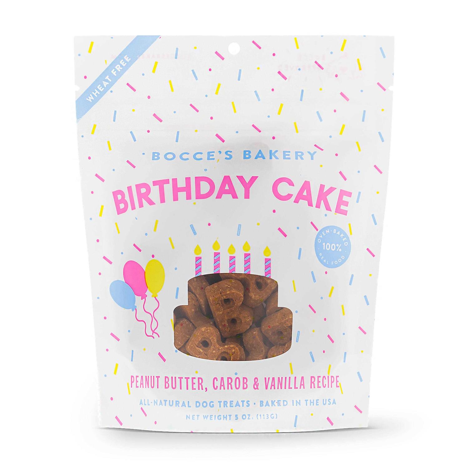 Bocce's Bakery Birthday Cake Biscuits Dog Treats