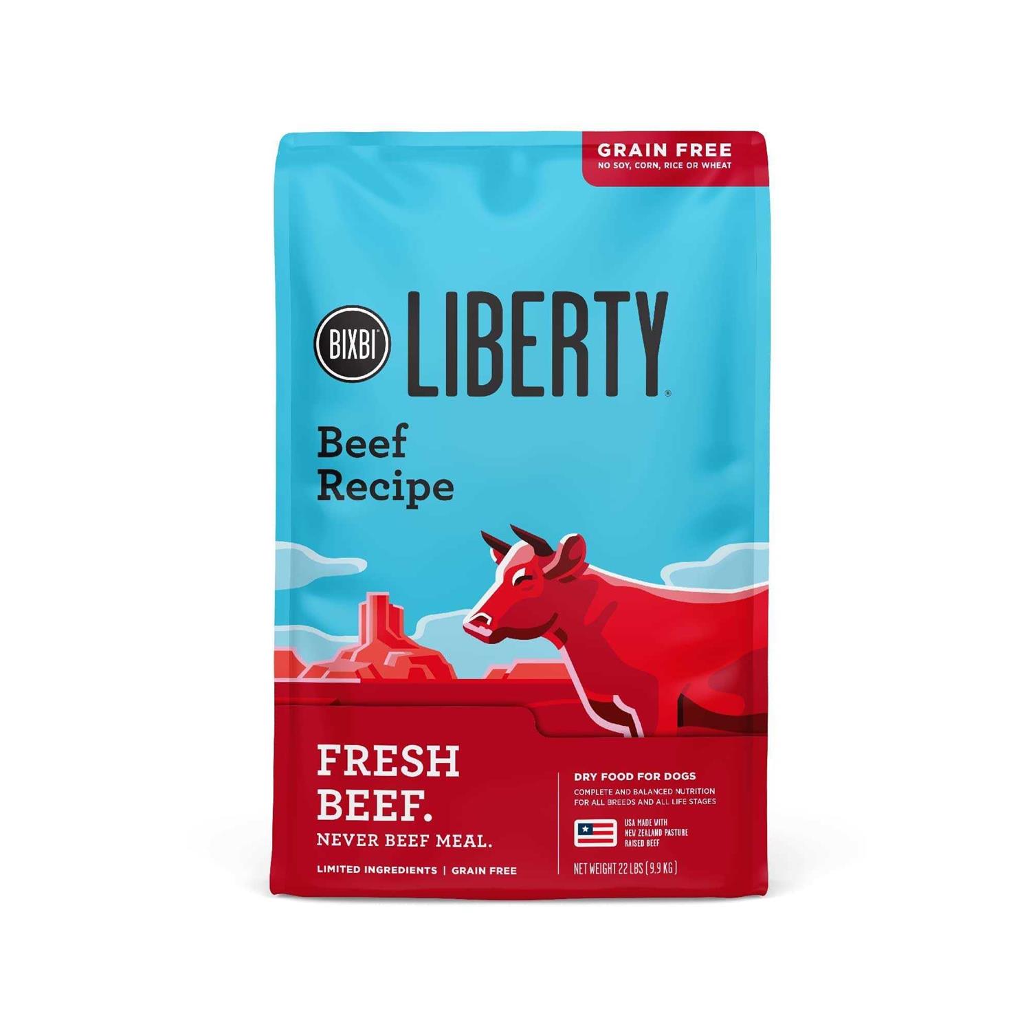Bixbi Dog Liberty Grain Free Beef Dry Food