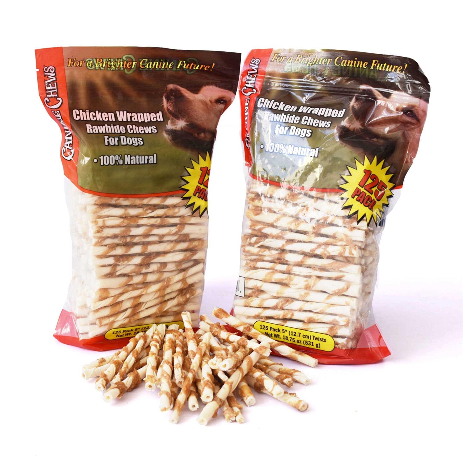 Alternative view of Canine Chews Chicken Wrapped Rawhide Chews for Dogs