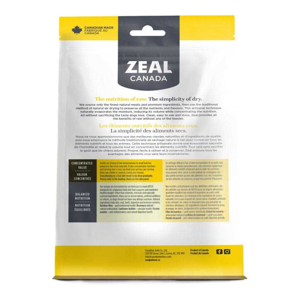 Alternative view of Zeal Canada Gently Air-Dried Recipe Grain-Free Dog Food
