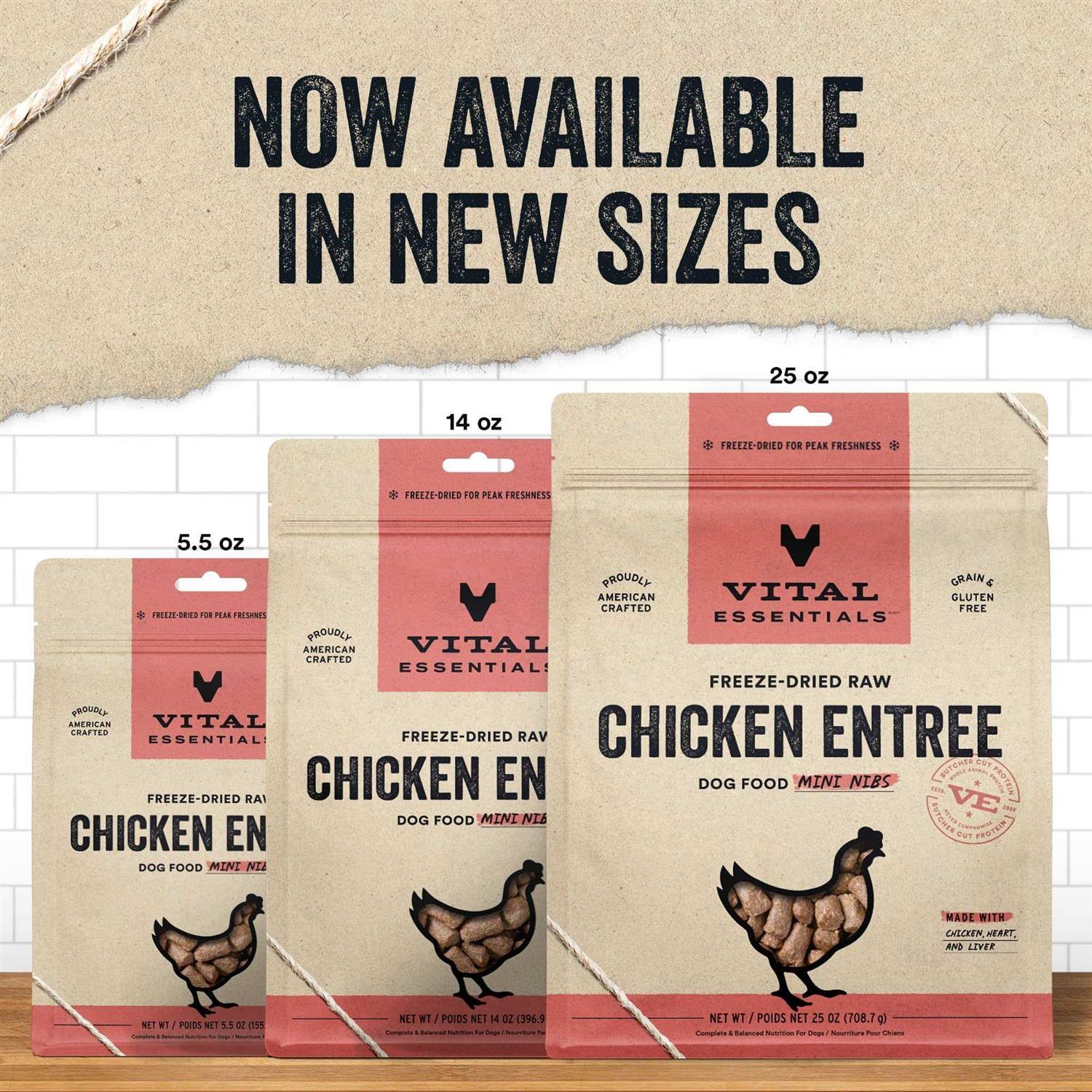 Alternative view of Vital Essentials Dog Food Freeze Dried Chicken Mini Nibs