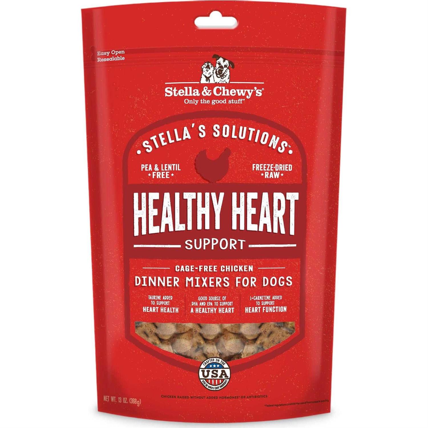 Stella & Chewy's Stella's Solutions Freeze Dried Chicken Healthy Heart Support Dog Food