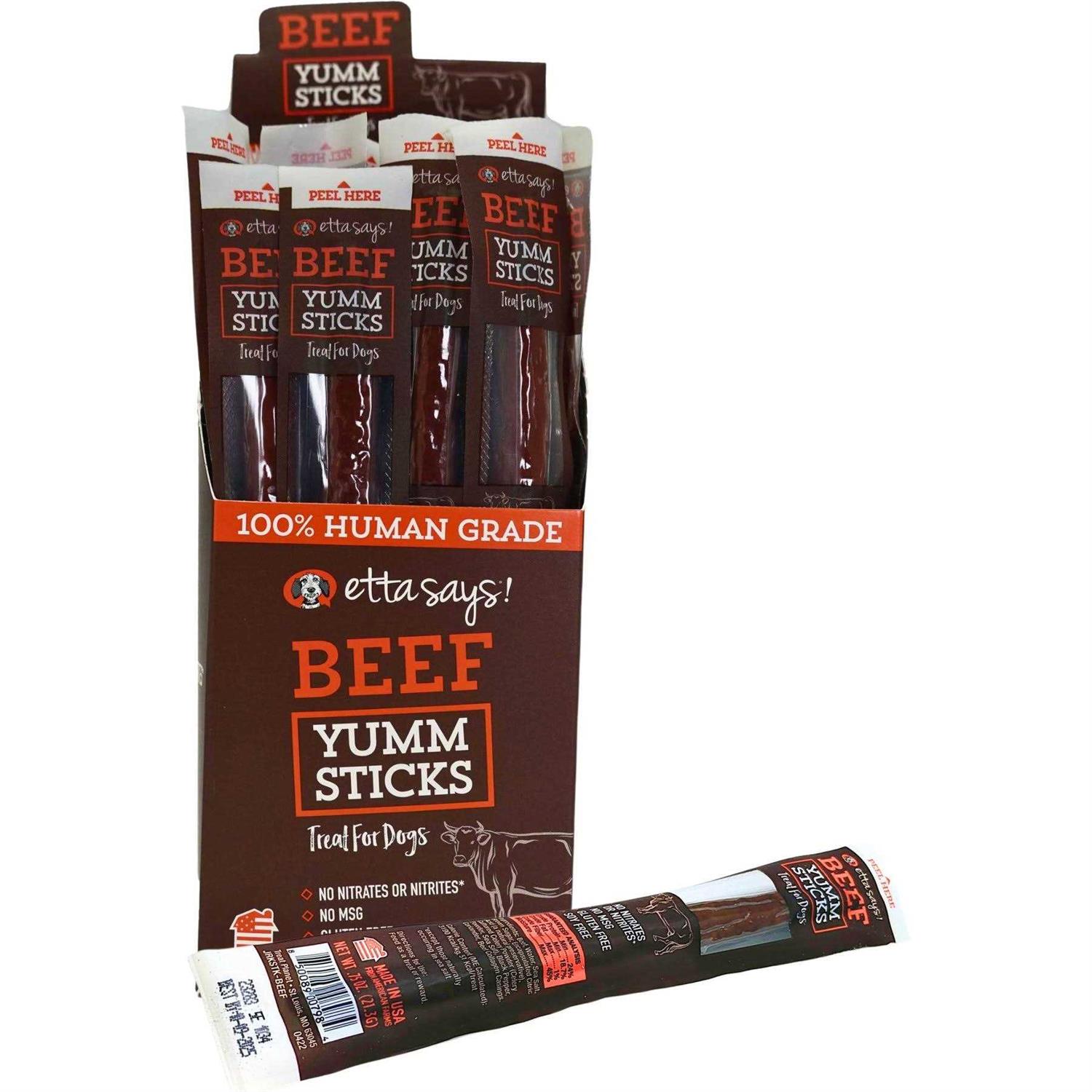 Etta Says! Beef Yumm Sticks Dog Treats