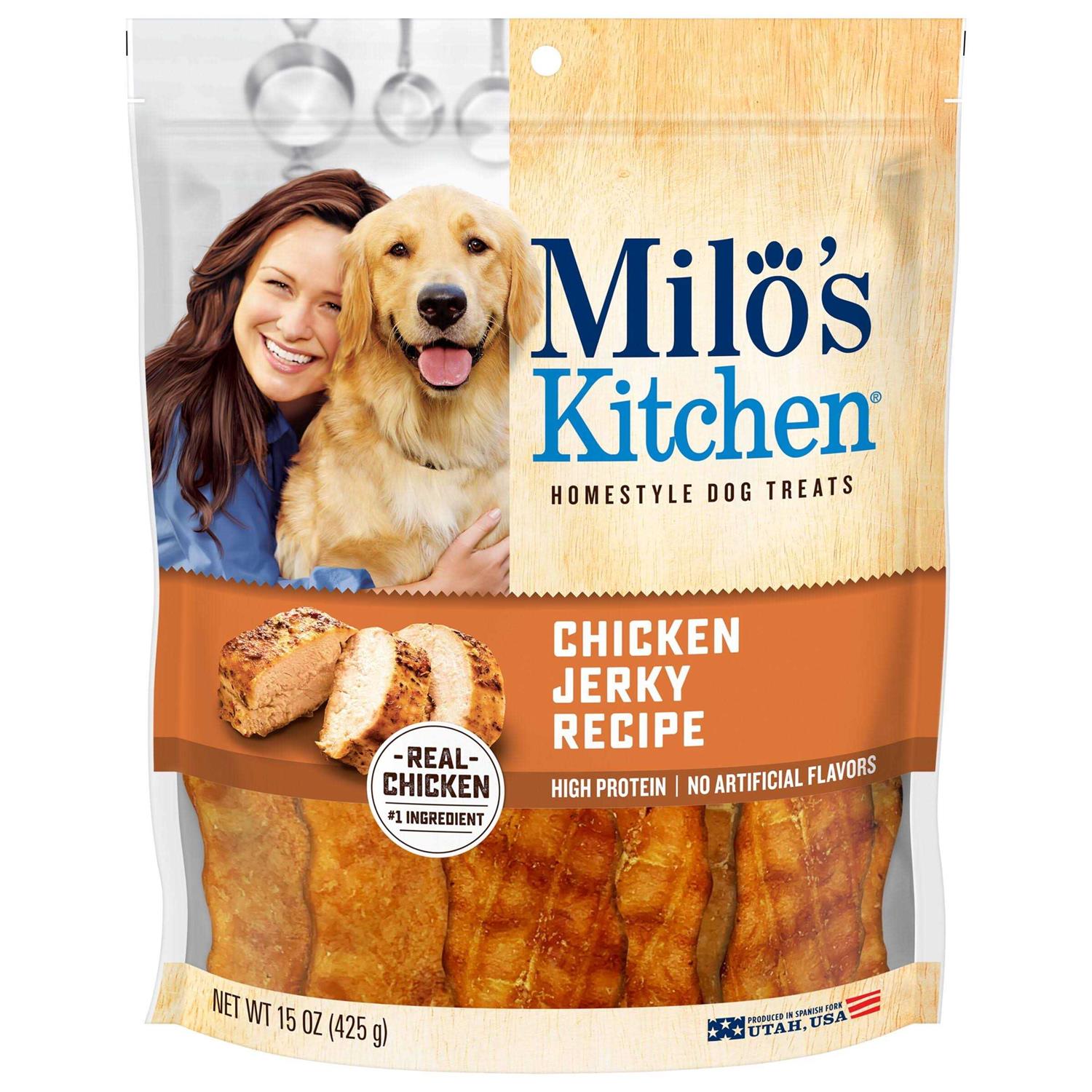 Milo's Kitchen Chicken Jerky Dog Treats