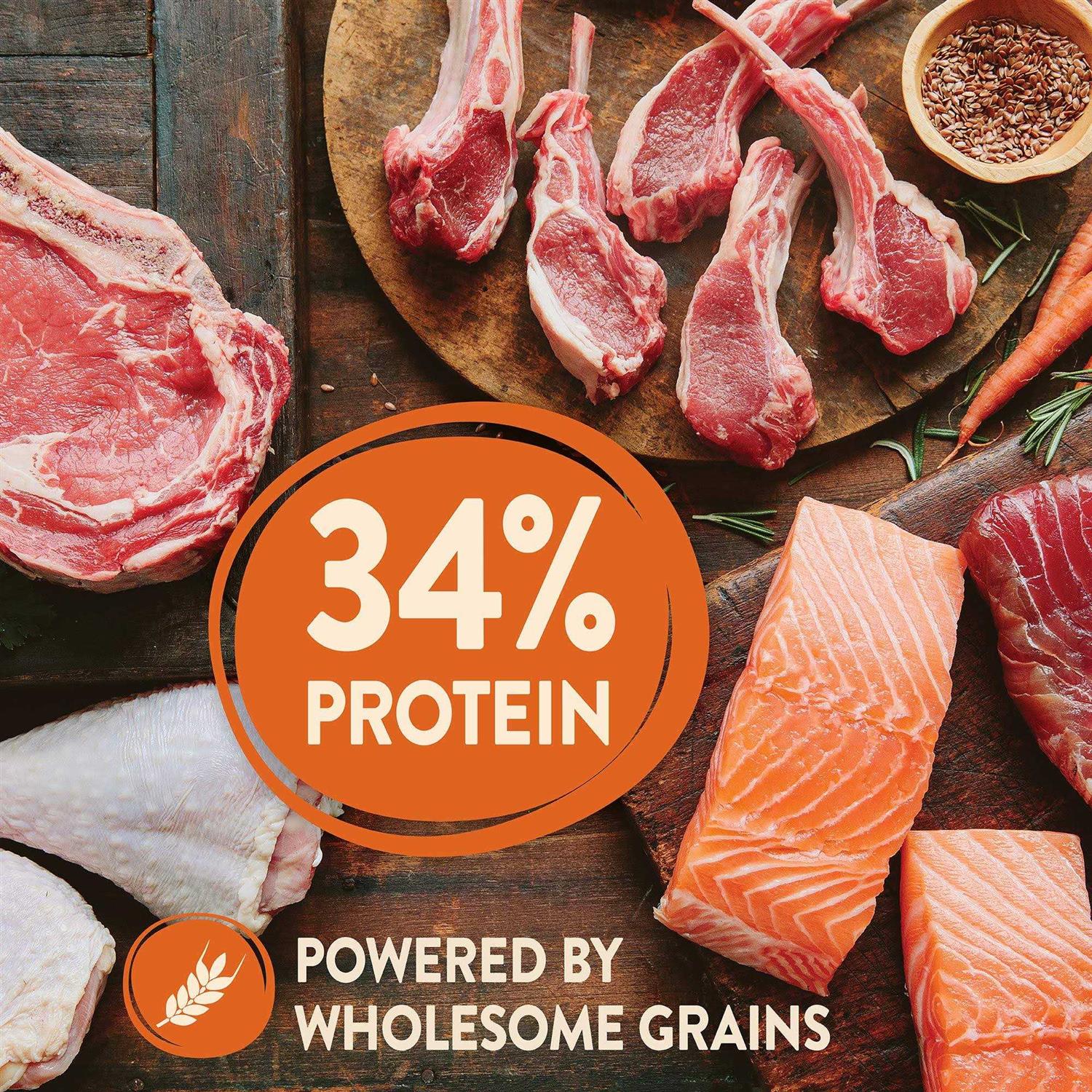 Alternative view of Wellness CORE High Protein Wholesome Grains Ocean Recipe Dry Dog Food