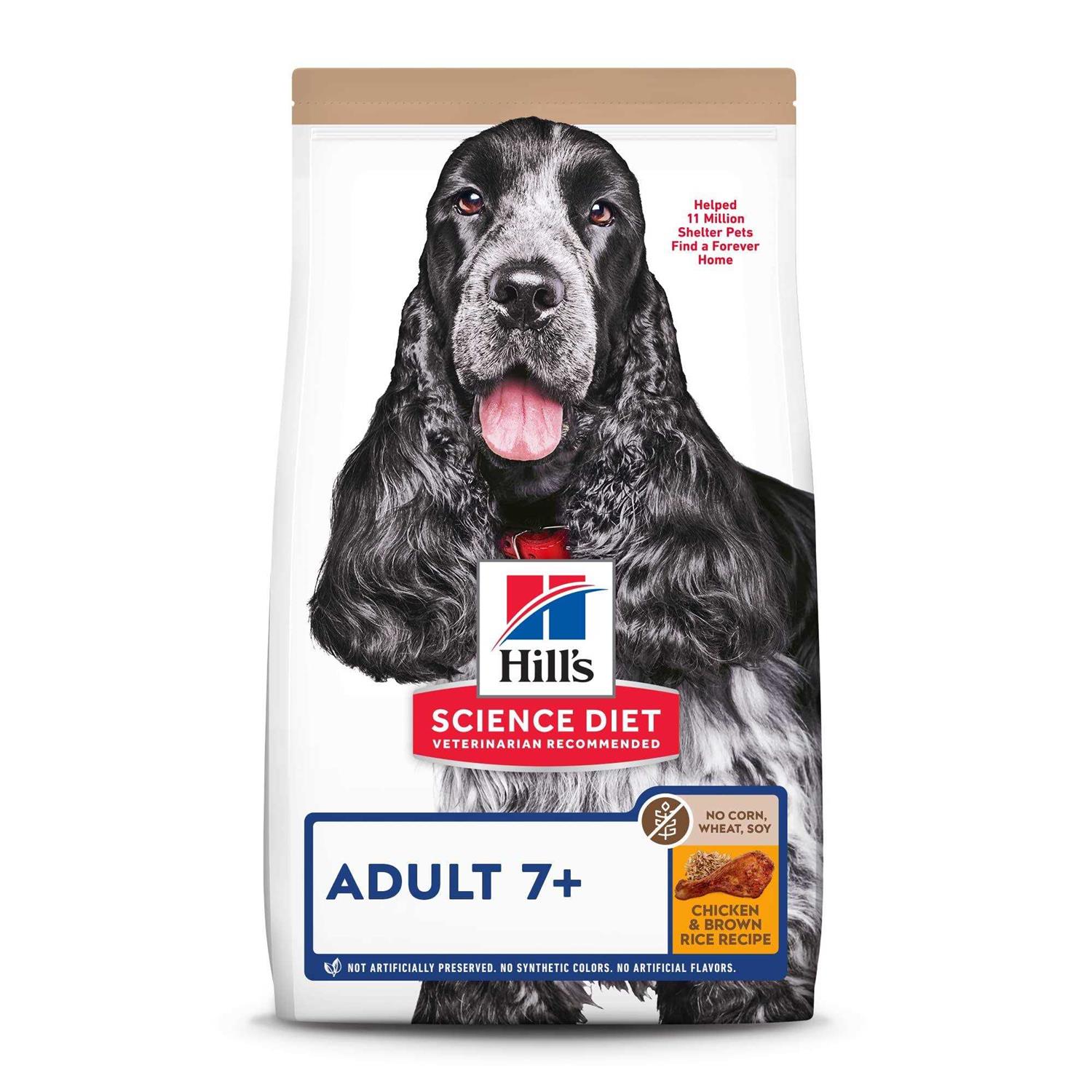 Hill's Science Diet Senior 7+ No Corn, Wheat or Soy Dry Dog Food