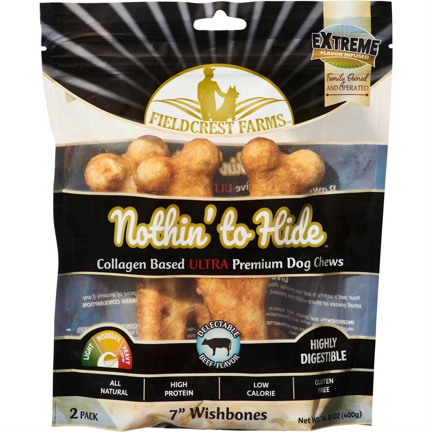 Fieldcrest Farms Nothin' to Hide Beef Ultra Wishbone Dog