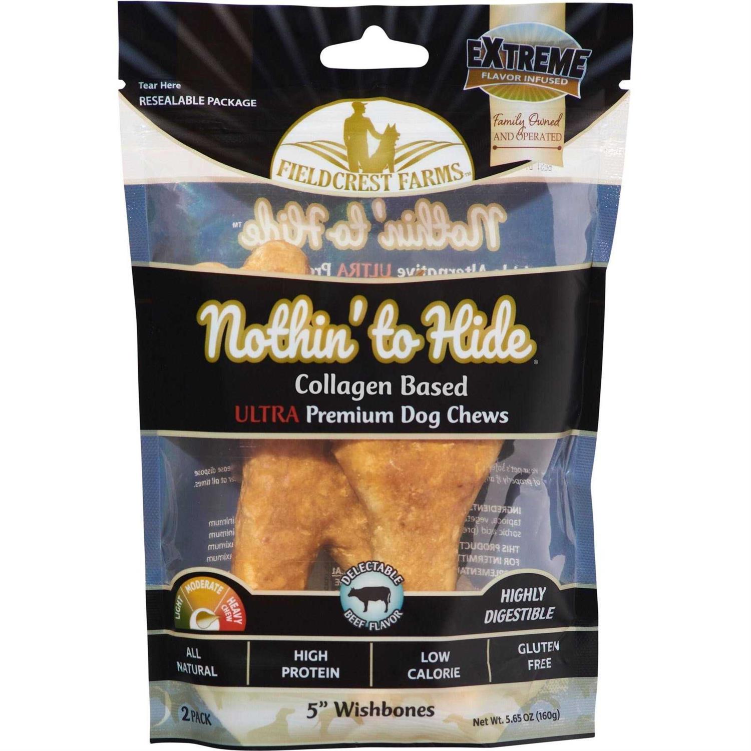 Fieldcrest Farms Nothin' to Hide Beef Ultra Wishbone Dog