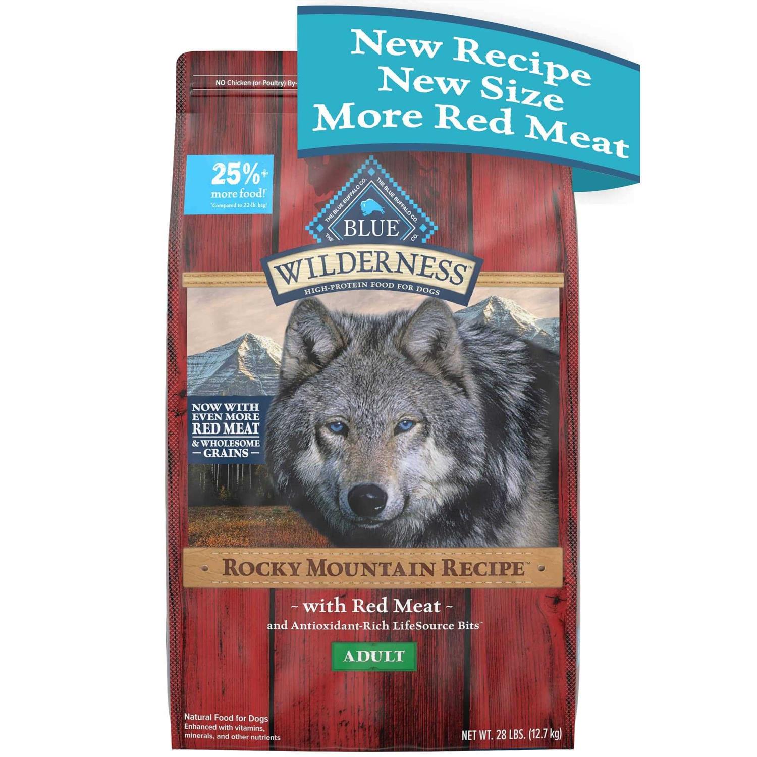 Alternative view of Blue Buffalo Wilderness Adult High-Protein Rocky Mountain Red Meat Recipe Dry Dog Food