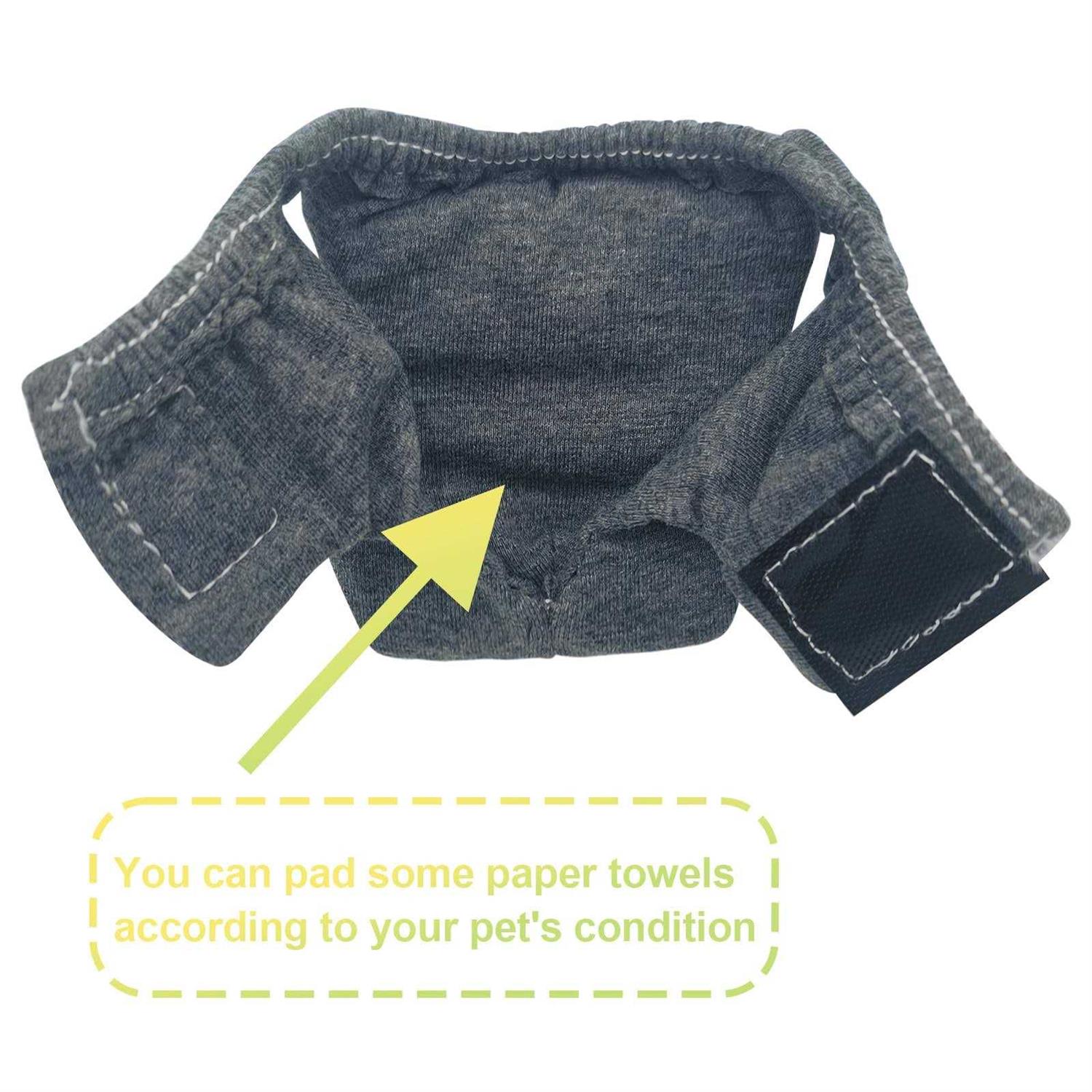 Alternative view of 2PCS Small Pet Diapers,Guinea Pig Diapers,Reusable Squirrel Diapers,Washable,with Velcro,Specially Designed for Use on Pet Squirrels Small Medium