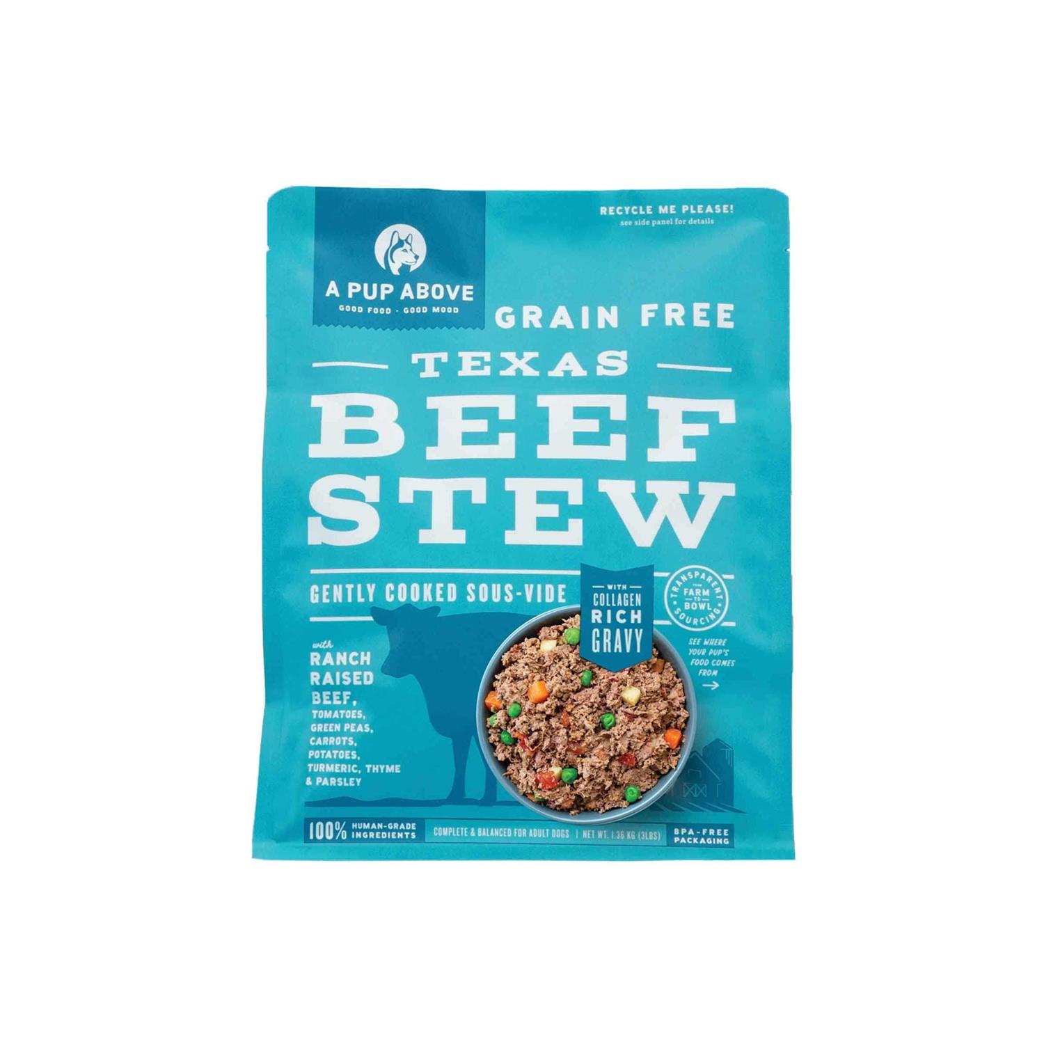 A Pup Above Texas Beef Stew Dog Food