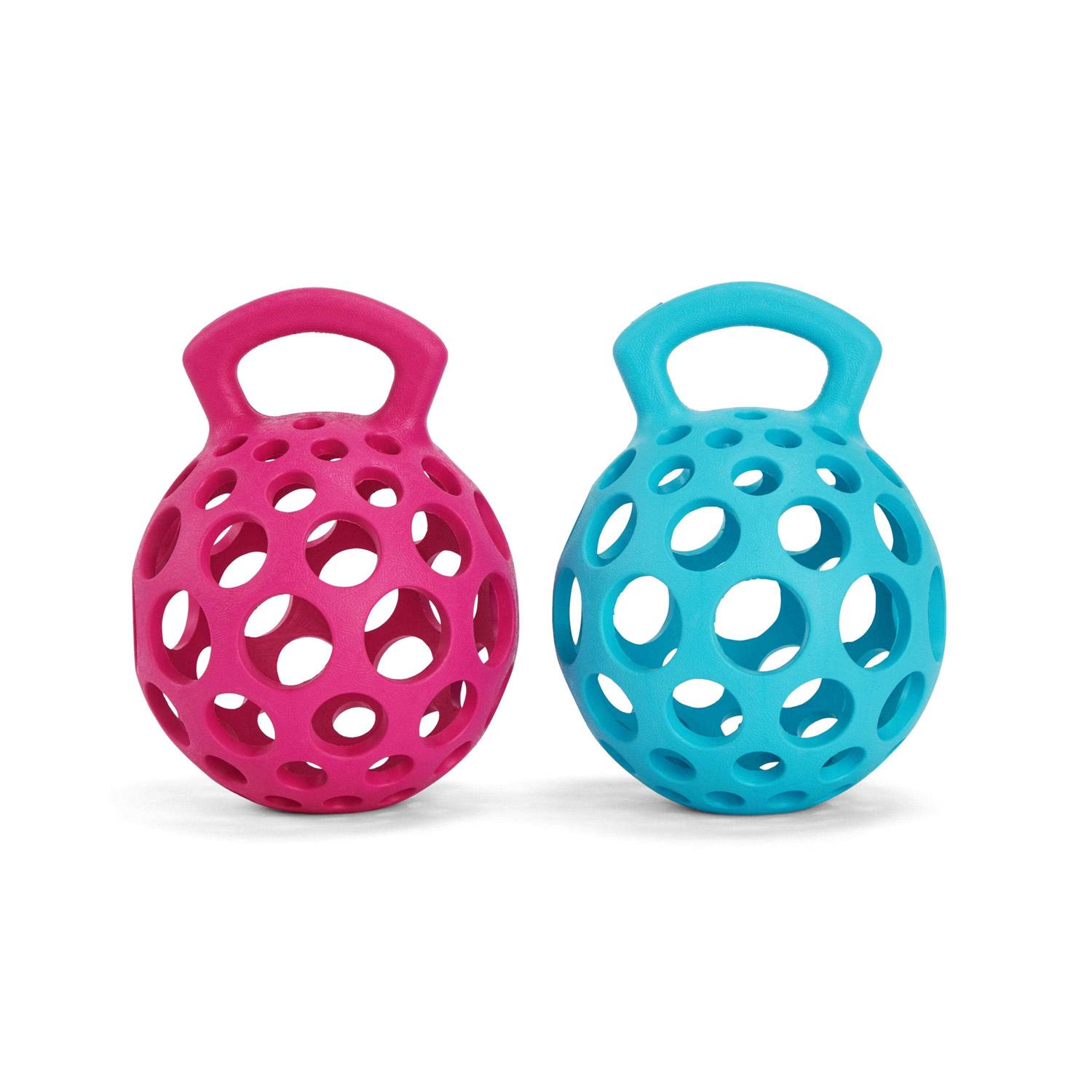 Leaps & Bounds Cage Ball with Handle Dog Toy