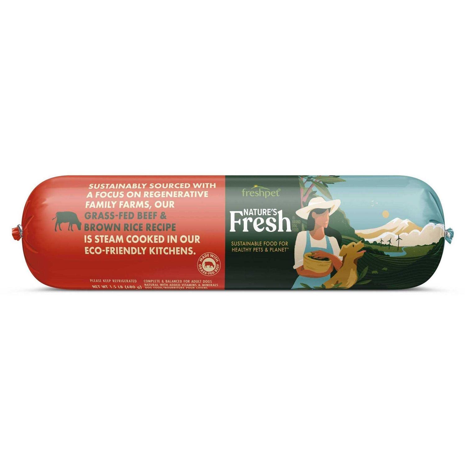 Freshpet Nature's Fresh Beef Recipe Dog Food