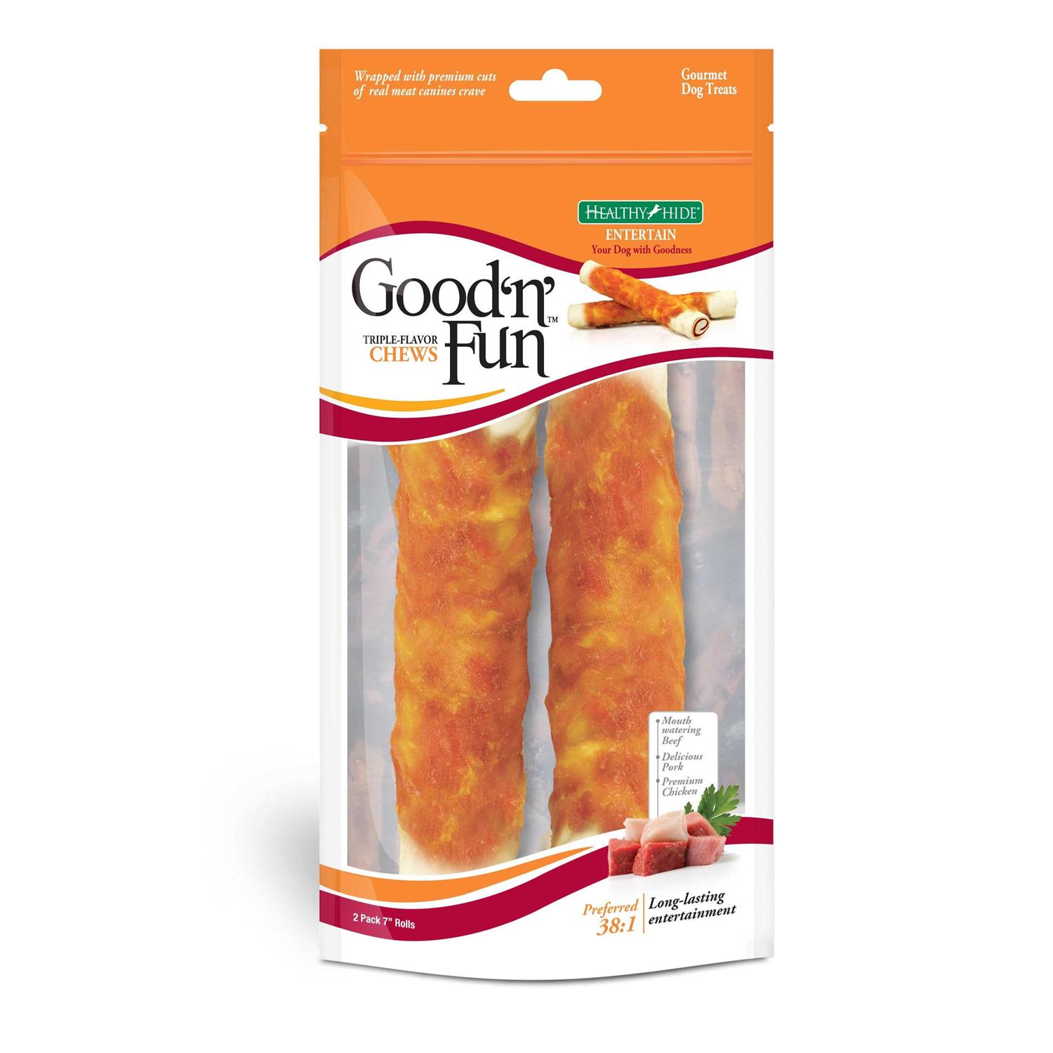 Good 'n' Fun Triple Flavor Rolls