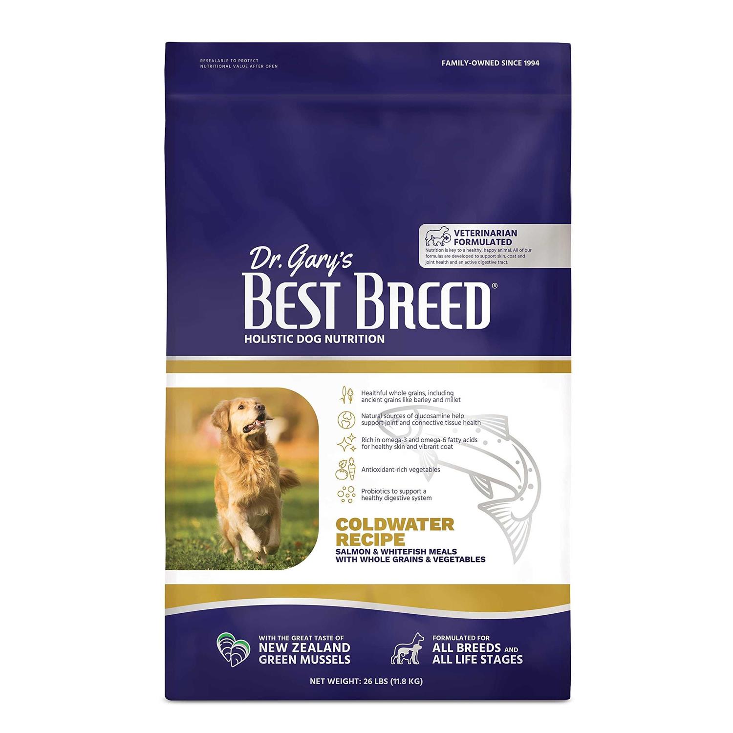 Dr. Gary's Best Breed Holistic Coldwater Recipe Dry Dog Food